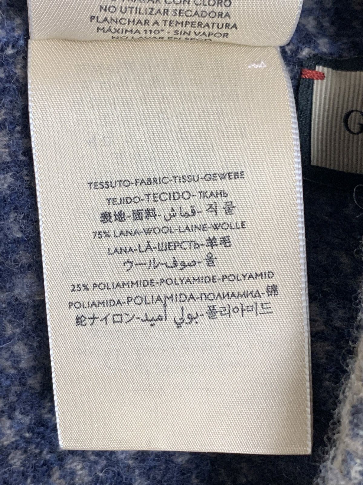 Gucci Gucci Checkered Jacquard Logo Beanie Blue / Grey Size L Size ONE SIZE - 11 Thumbnail