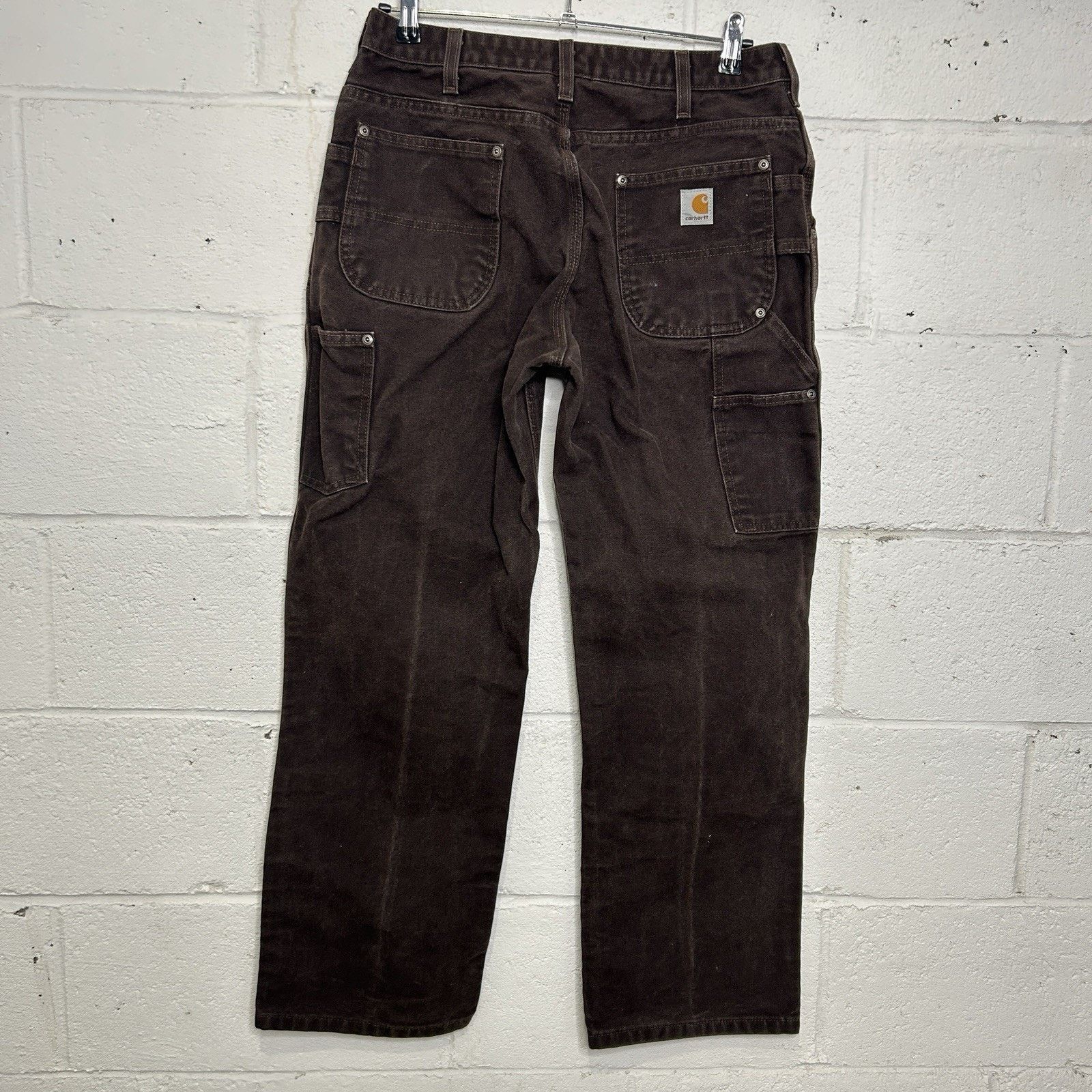 Carhartt Vintage Carhartt DoubleKnee Work Pants “Dark Brown” Size US 31 - 2 Thumbnail