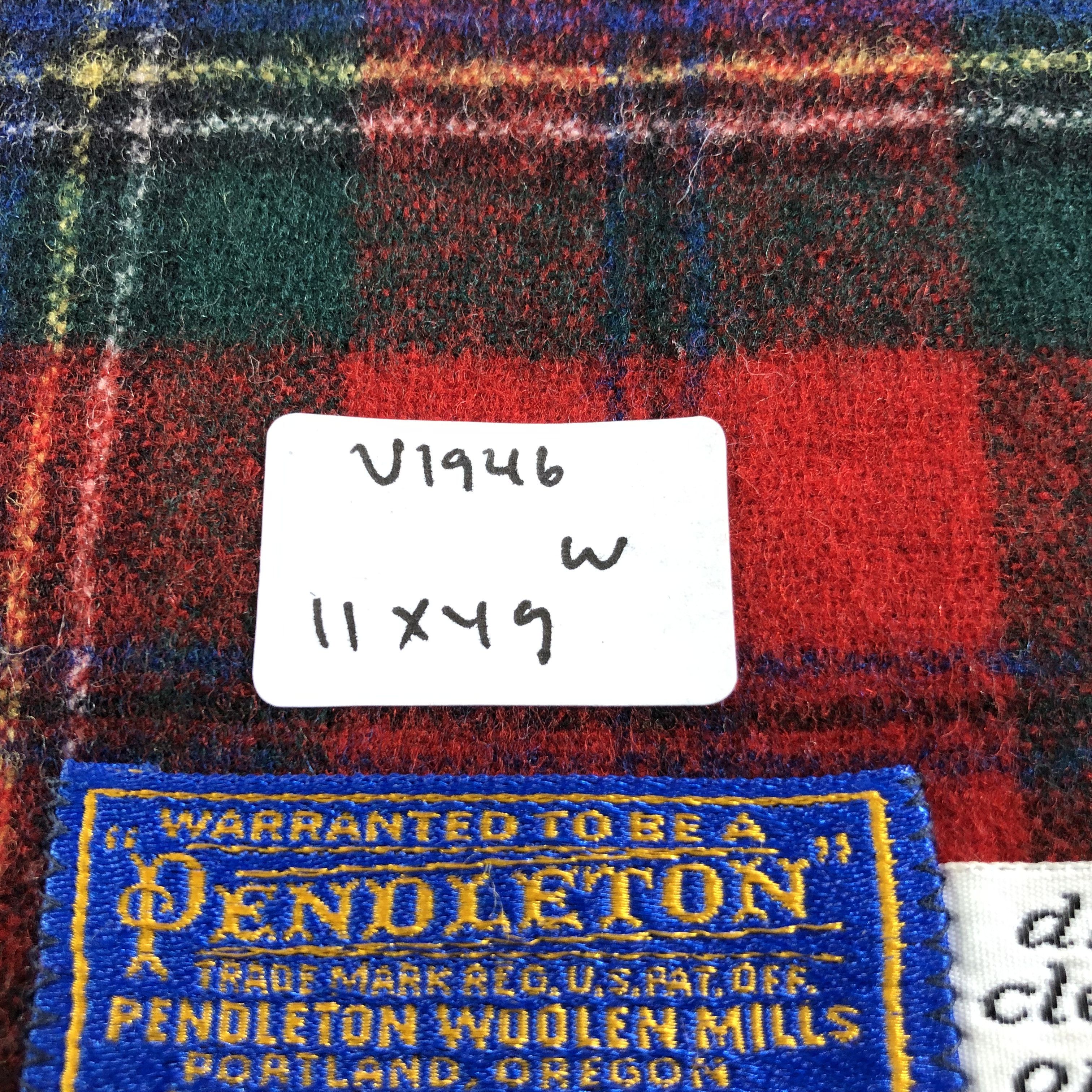 Pendleton Pendleton Tartan Wool Scarf Muffler V1946 Size ONE SIZE - 5 Thumbnail