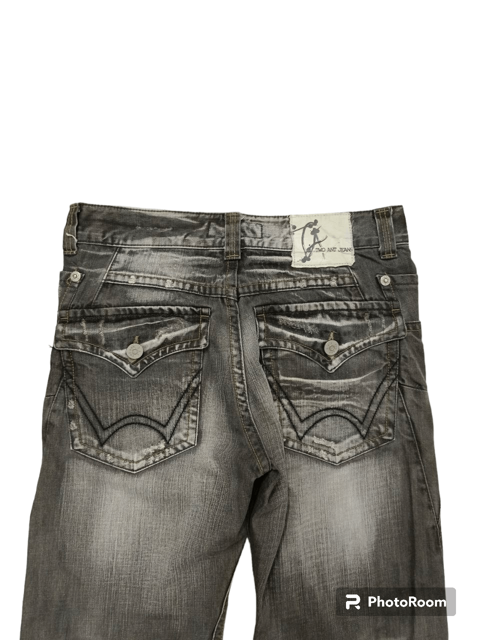 Japanese Brand BAGGY TWIST TWO AND JEANS SICK DENIM PANTS Size US 32 / EU 48 - 4 Thumbnail