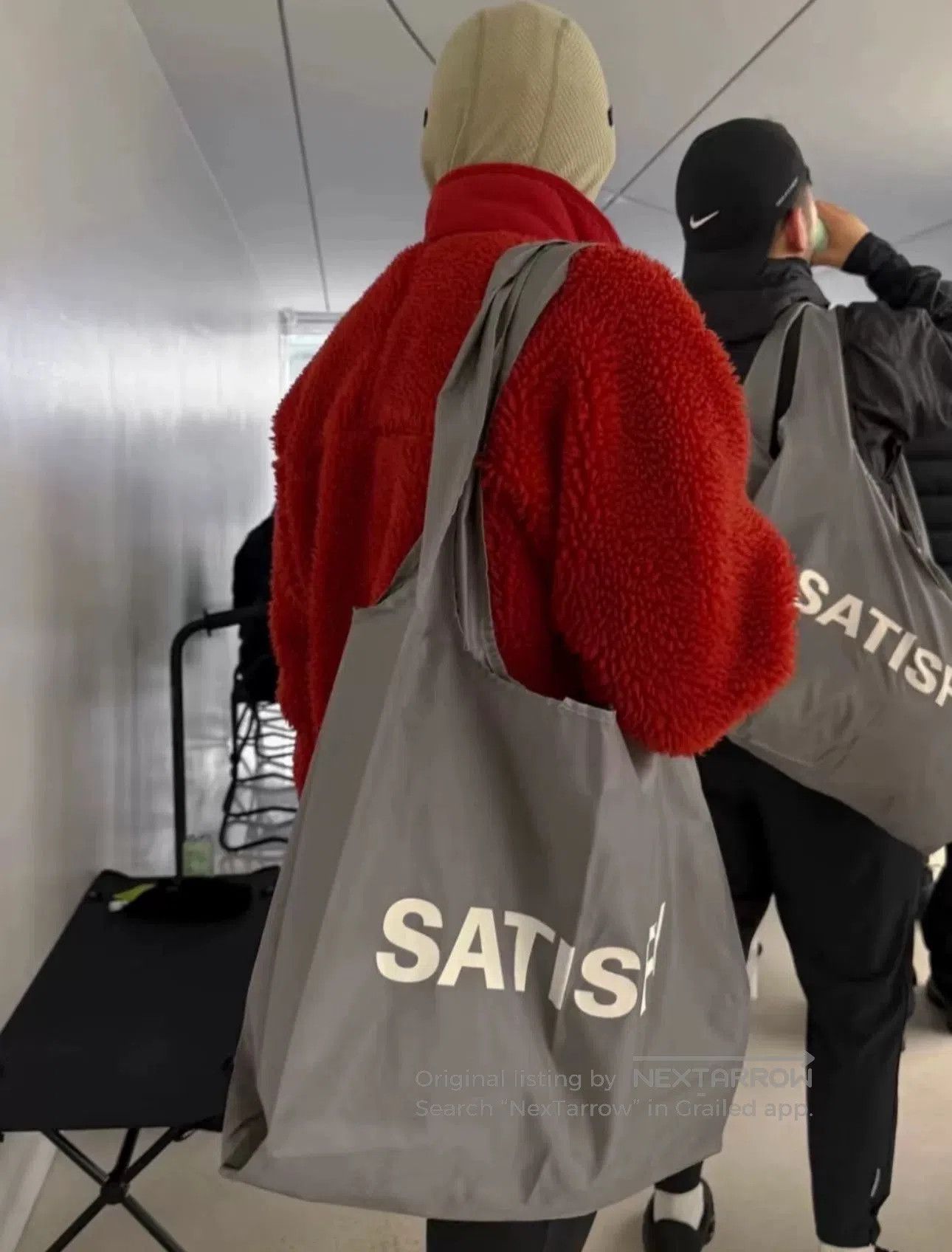 Other Satisfy Reflective Font Tote Bag. Size ONE SIZE - 6 Thumbnail