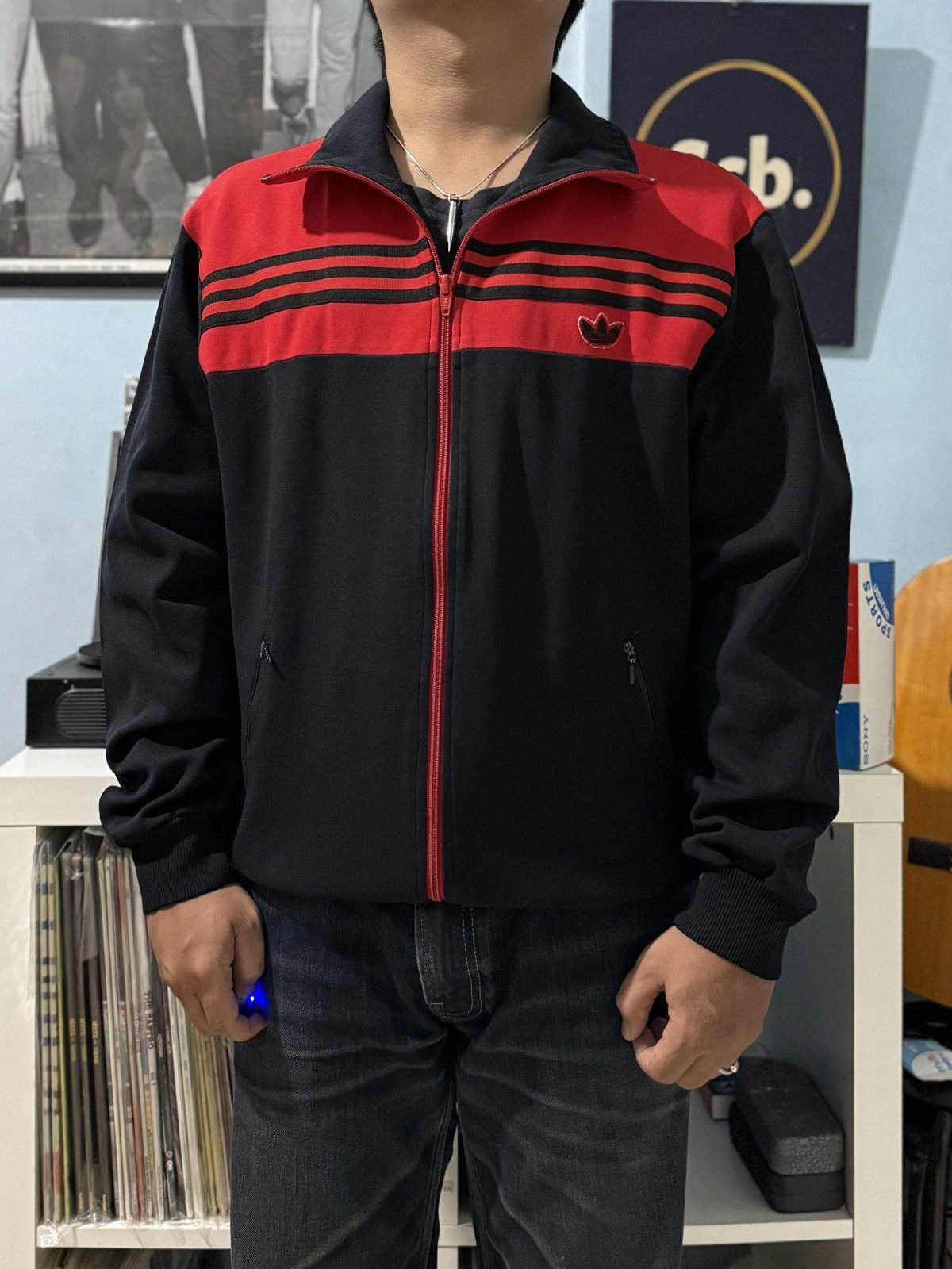 Vintage Vintage 80s 90s adidas w.germany by descente track top Size US L / EU 52-54 / 3 - 15 Thumbnail