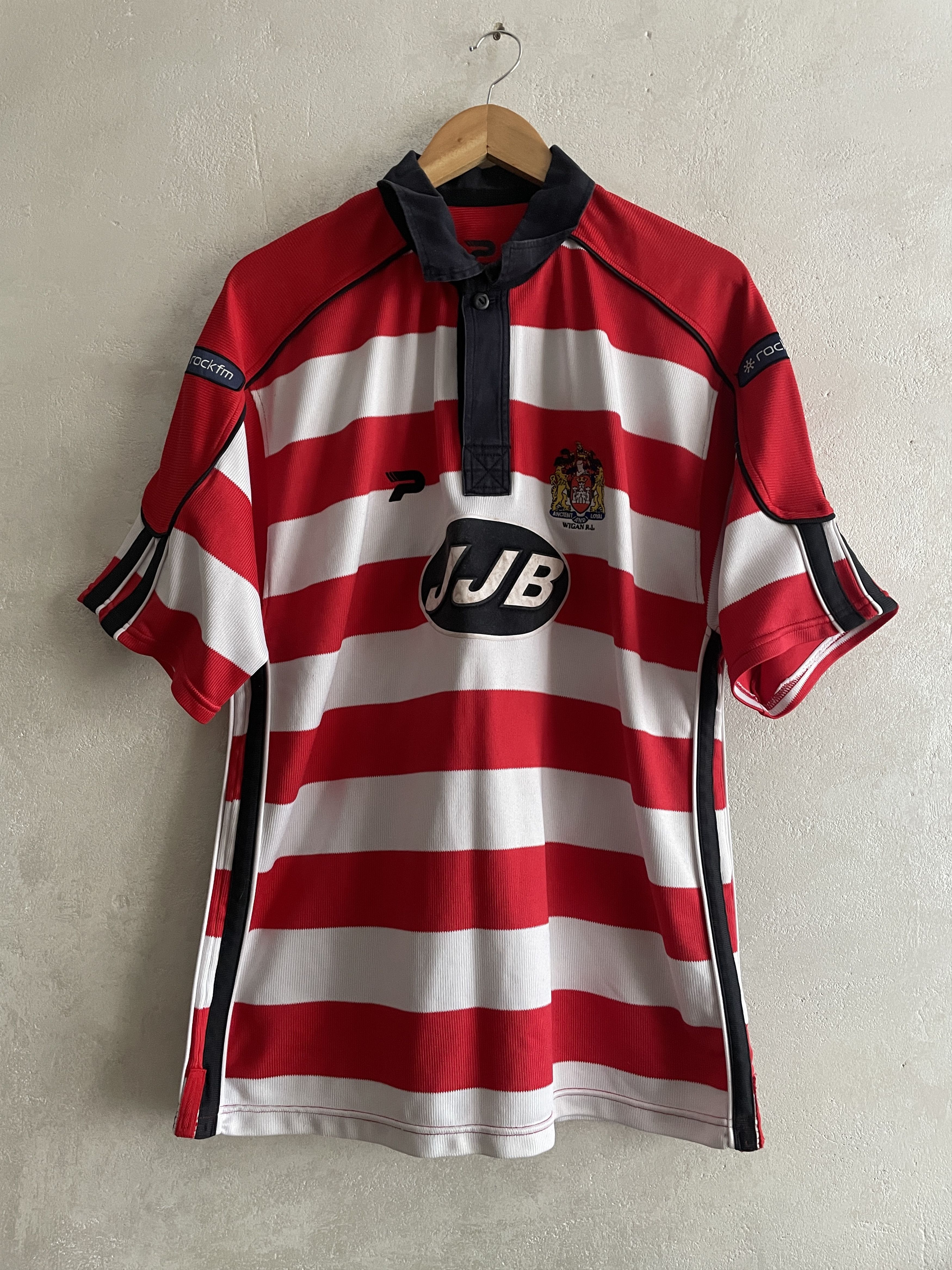 Other Vintage Wigan Warriors 2003 2004 Rugby Union Shirt Jersey Size US L / EU 52-54 / 3 - 1 Thumbnail