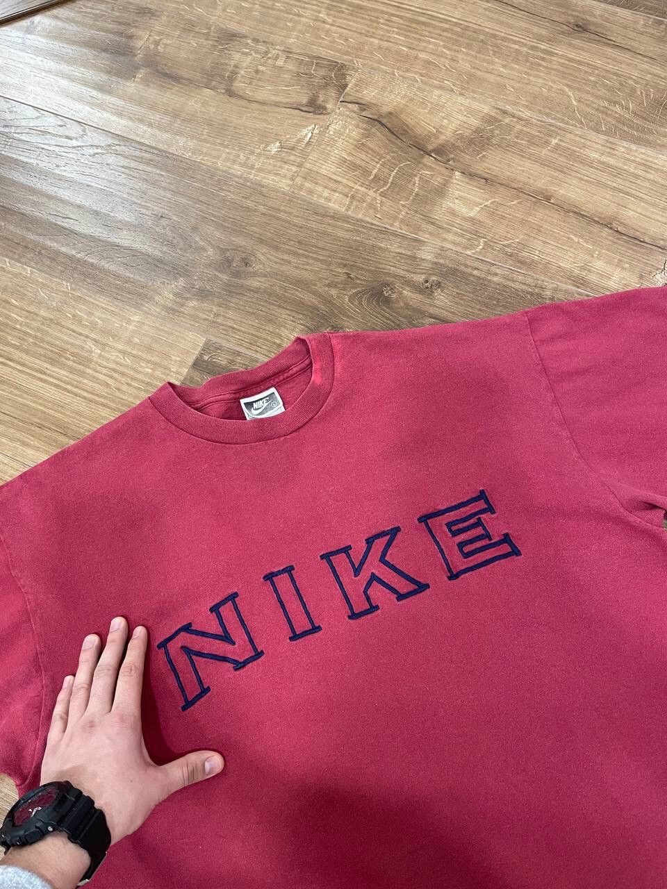 Nike Vintage Nike 90’s Made in USA Big Logo Oversized Tee Shirt Size US L / EU 52-54 / 3 - 5 Thumbnail