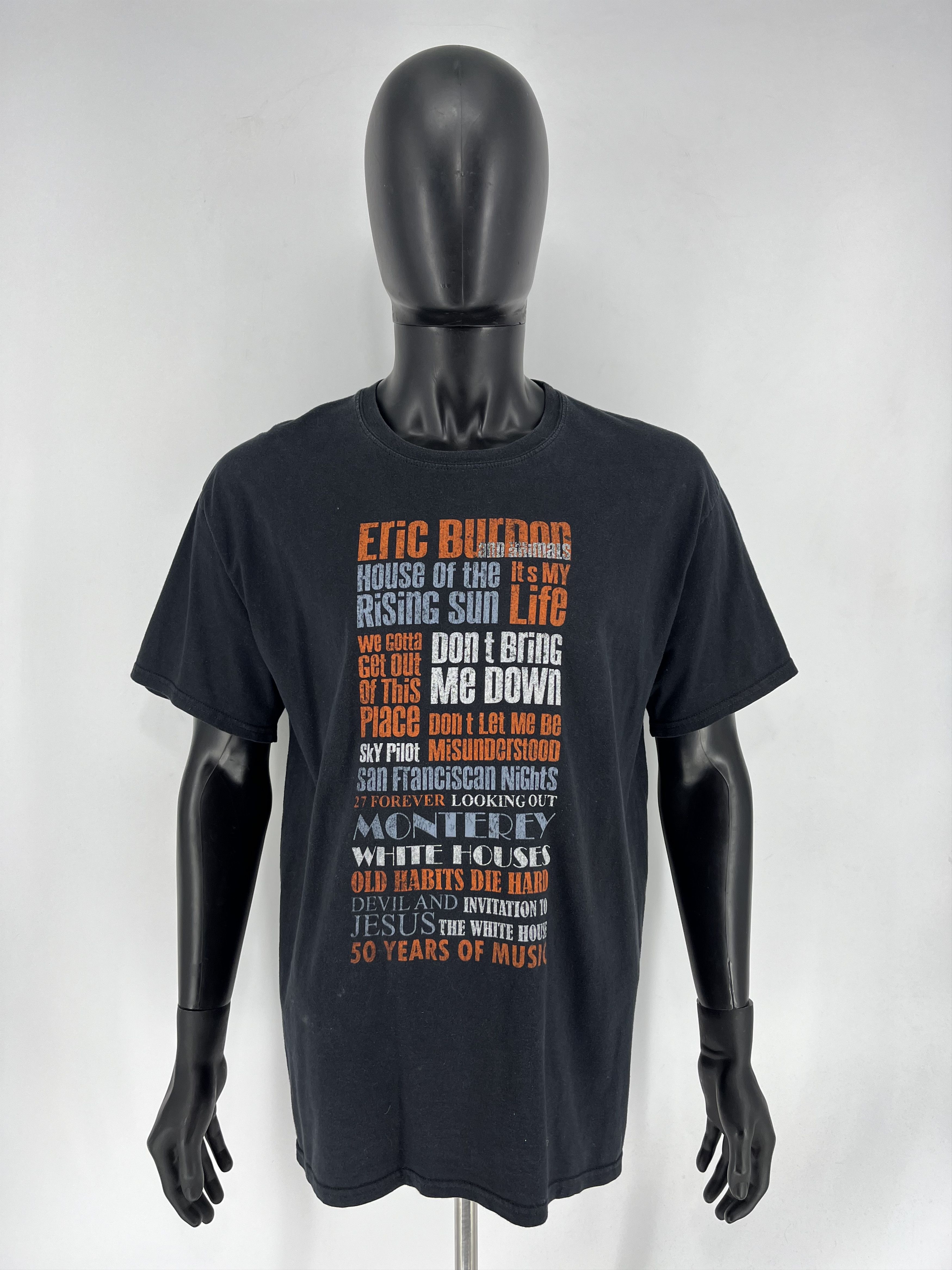 Band Tees × Vintage VINTAGE ERIC BURDON 00s Band Rock Tee Rare Tour Y2K Size US XL / EU 56 / 4 - 3 Thumbnail