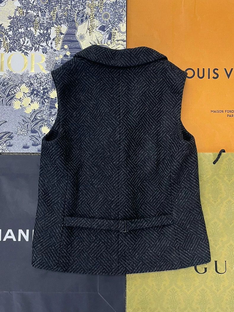 Chanel chanel 24K black and gray woollen suit vest Size XS / US 0-2 / IT 36-38 - 3 Thumbnail