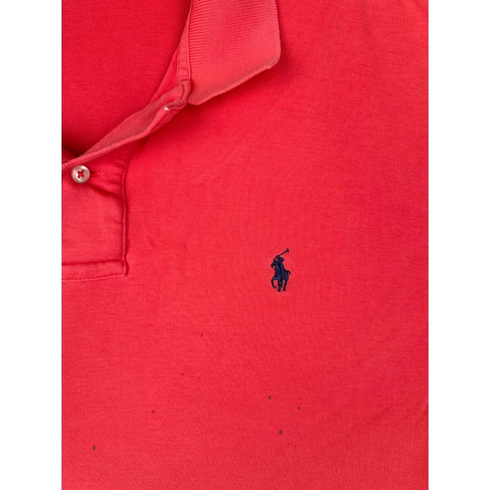 Ralph Lauren VINTAGE Ralph Lauren Polo Shirt Men XL Pink 100% Cotton Short Sleeve Logo Embroidered Relaxed Fit Knit Casual Modern American Sports Polo Mens Size US XL / EU 56 / 4 - 6 Thumbnail