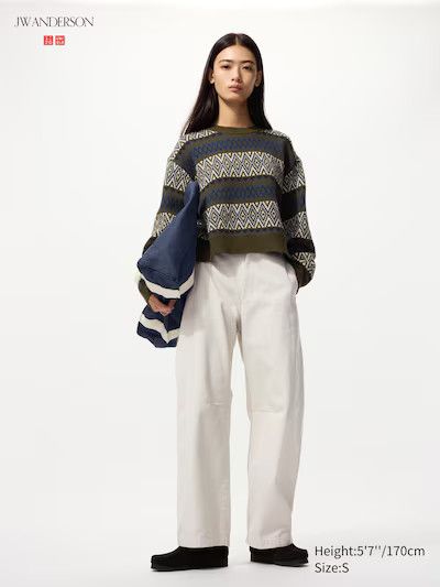 JW Anderson × Uniqlo Fall / Winter 2025 Barrel Pants / Natural / Large Size 30" / US 8 / IT 44 - 5 Thumbnail