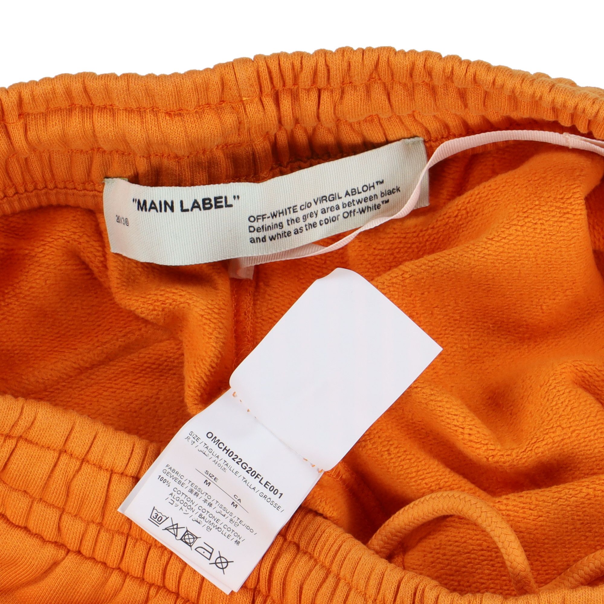 Off-White Orange Tape Diagonals Logo Sweatpants Size US 32 / EU 48 - 5 Thumbnail