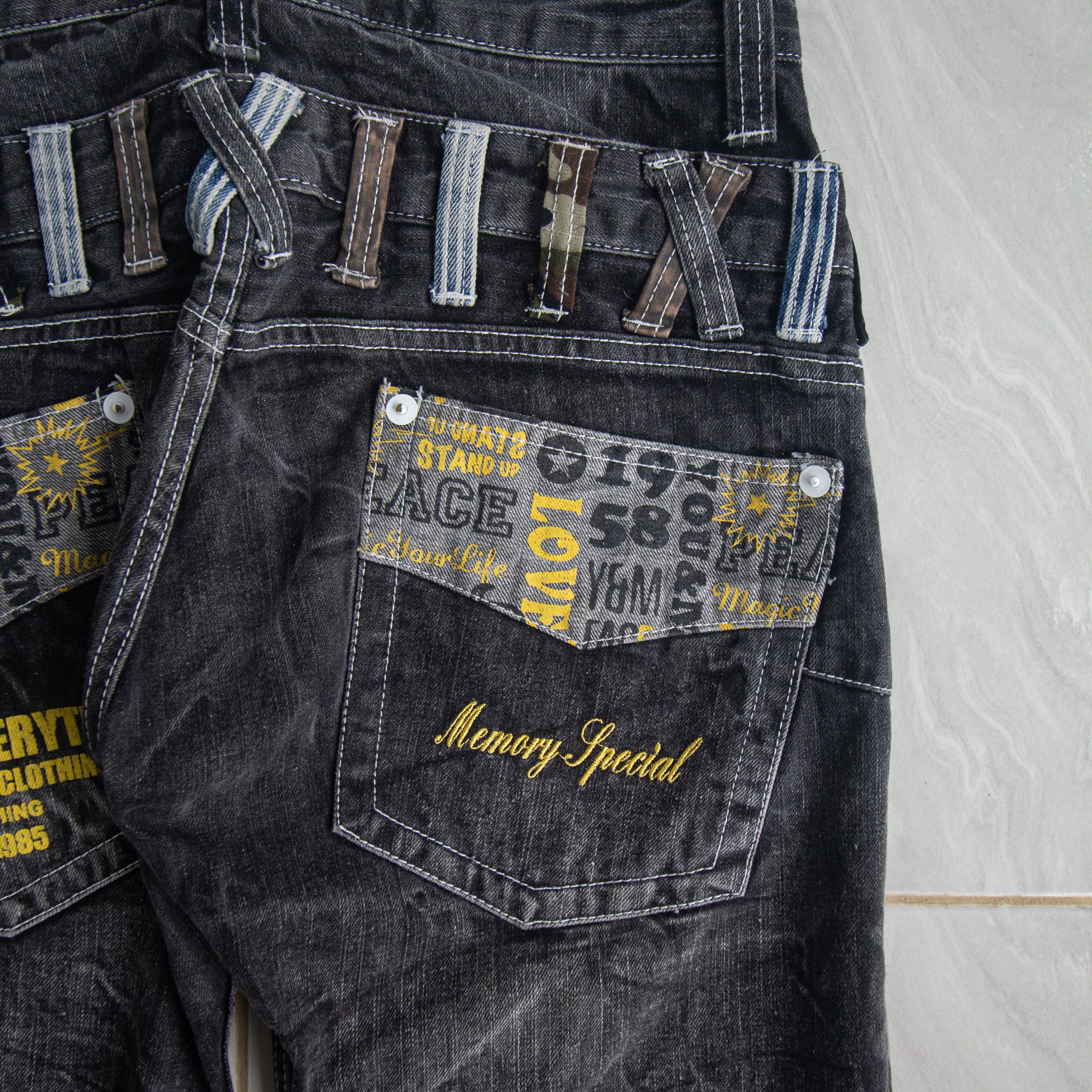 Hypebeast × Japanese Brand Y2k Double Waist Denim by Memory Special Size US 32 / EU 48 - 5 Thumbnail