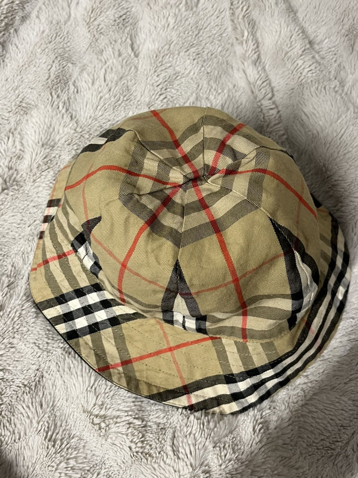 Burberry × Vintage Burberry Nova Check Reversible Bucket Hat Size ONE SIZE - 2 Thumbnail