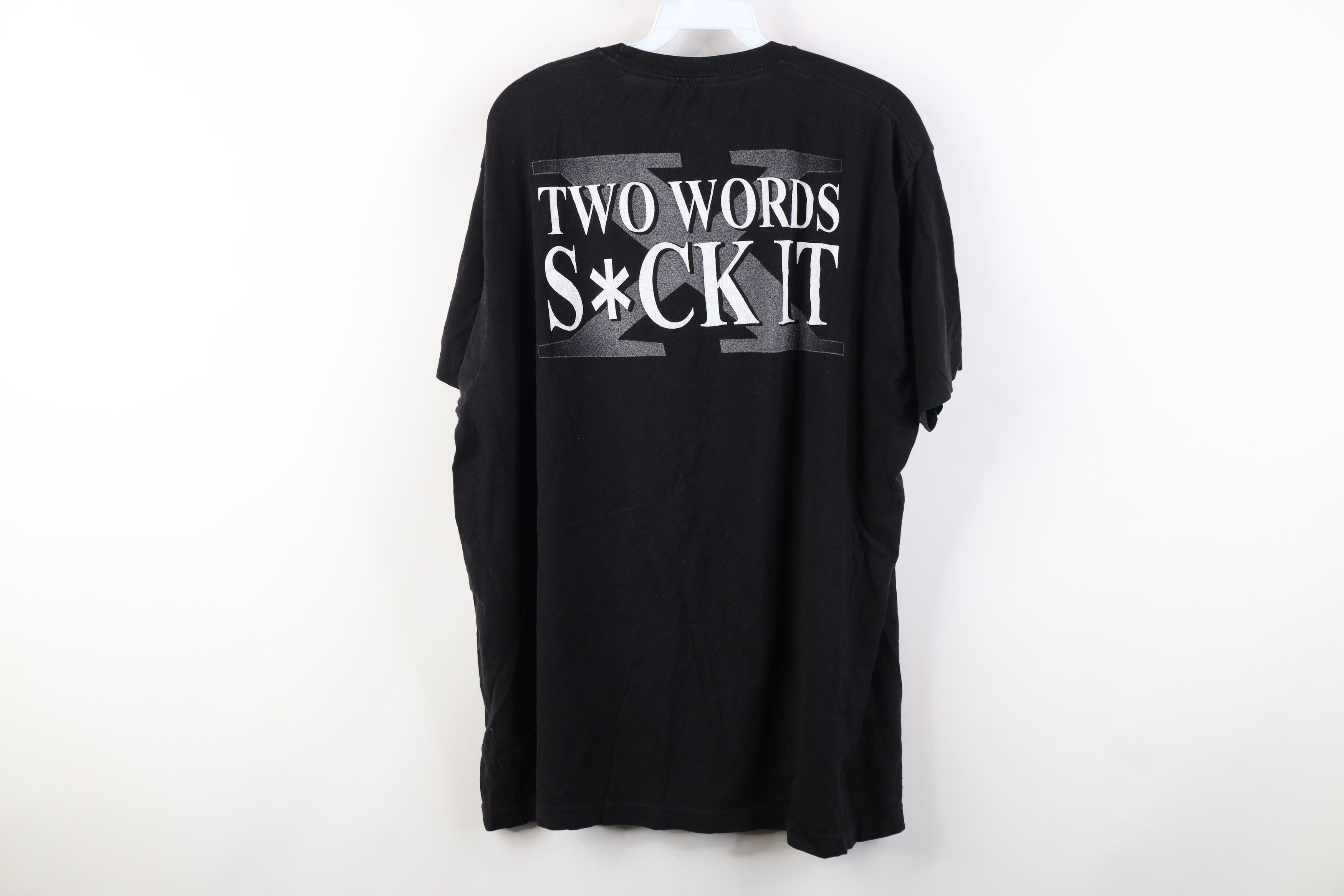 Vintage Retro Y2K WWE WWF Wrestling D Generation X Suck It T-Shirt Size US XL / EU 56 / 4 - 12 Thumbnail