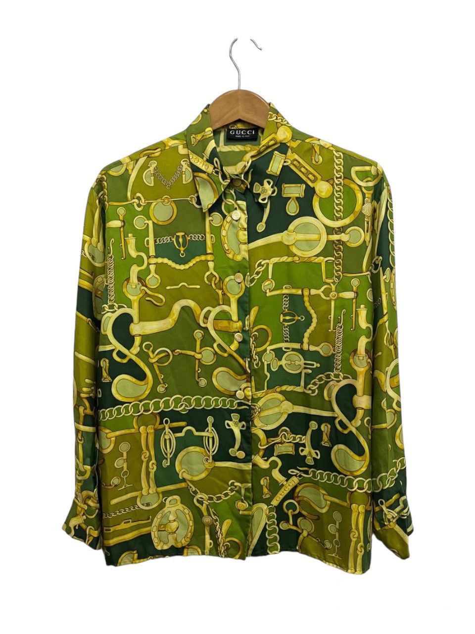 Gucci Vintage Gucci Silk Shirt Size M / US 6-8 / IT 42-44 - 1 Thumbnail
