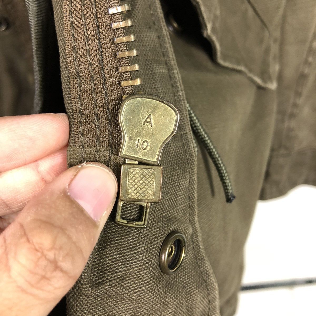 Japanese Brand TETSU Olive Military Oversized Parka / Deep Mods Shape Size US M / EU 48-50 / 2 - 19 Thumbnail