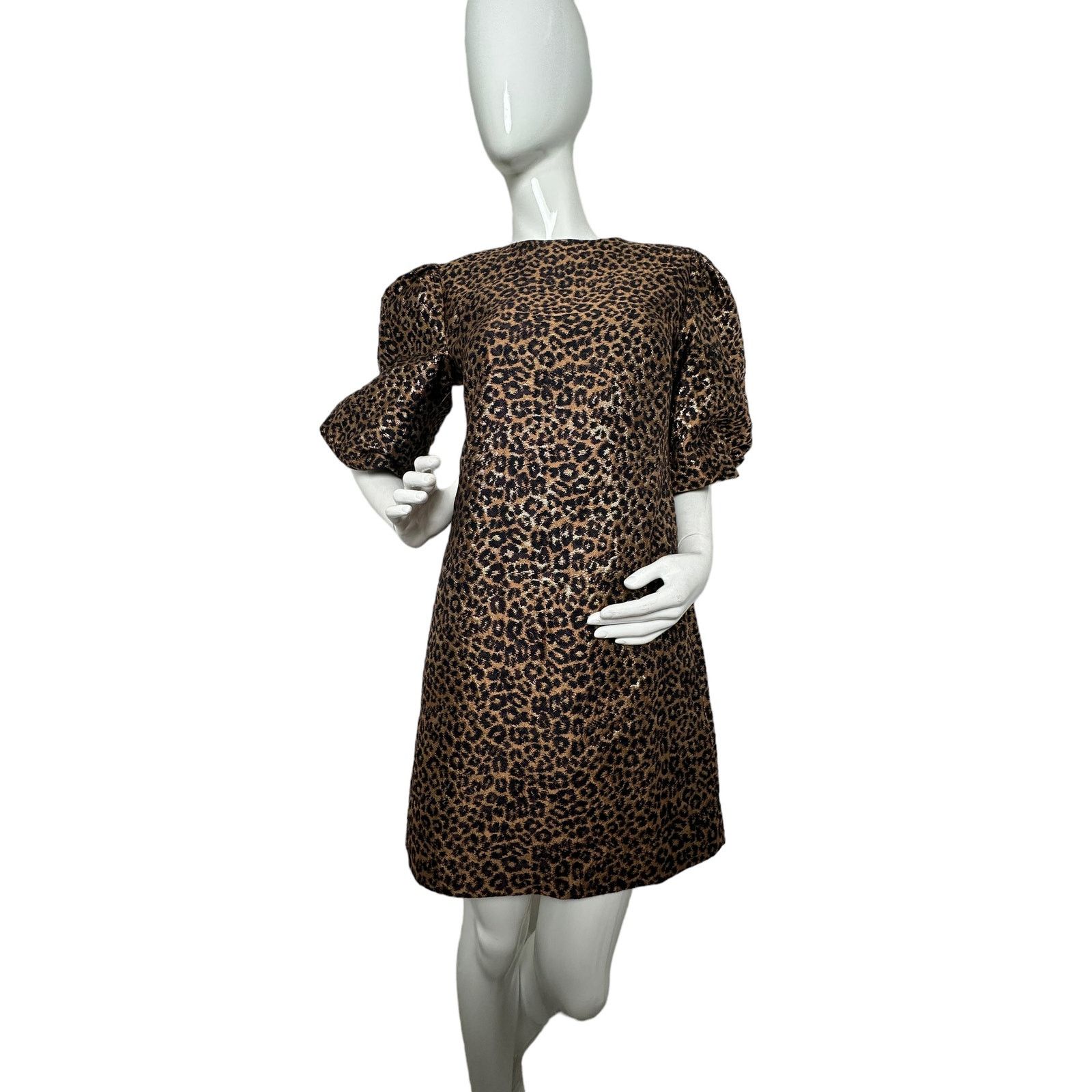 Kate Spade Kate Spade Leopard Taxi Mainline Dress Bungalow Size 4 Size S / US 4 / IT 40 - 5 Thumbnail