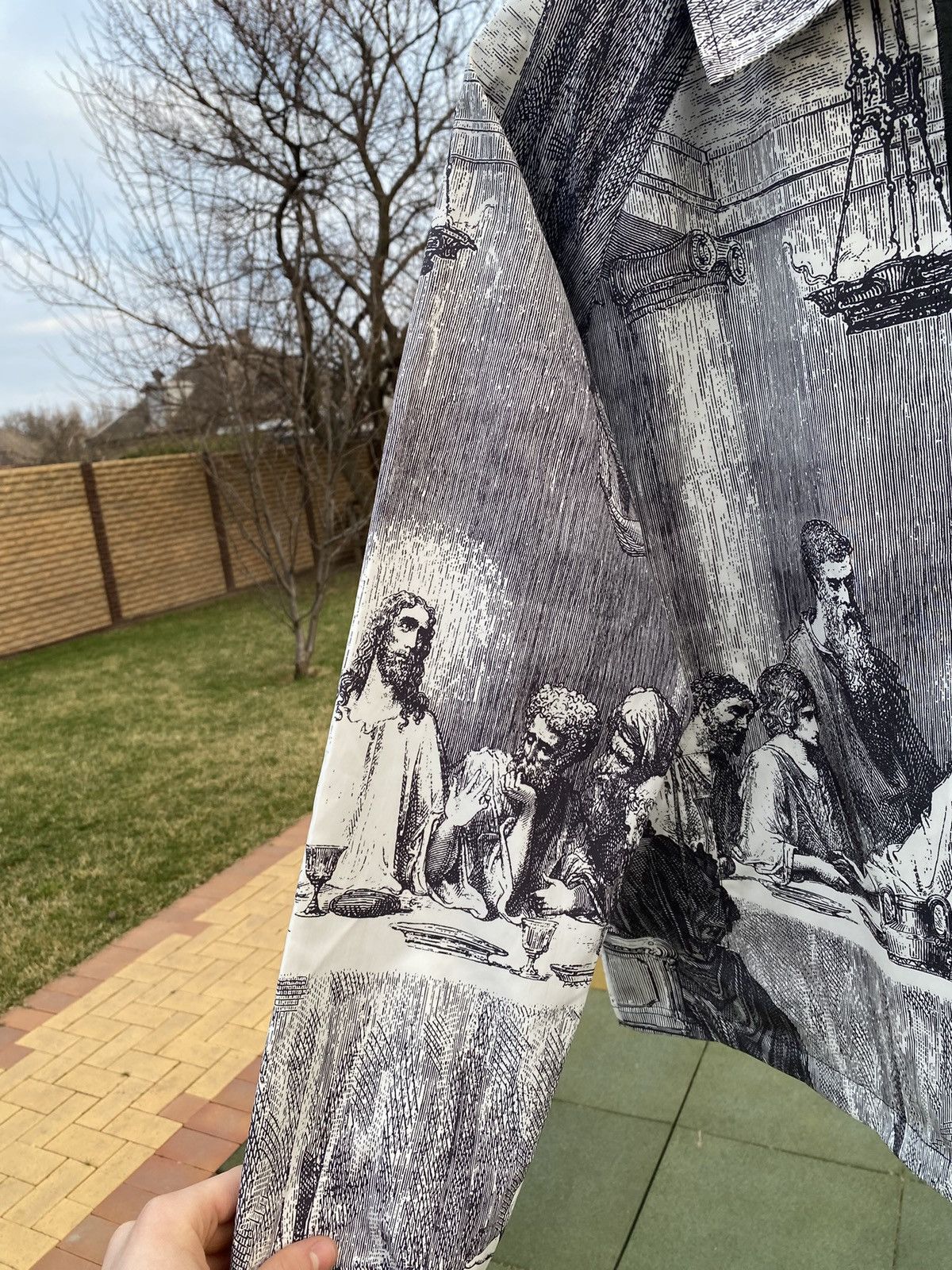 Vintage Hellpur “The Last Supper” Da Vinci Art Print Jacket XL Size US XL / EU 56 / 4 - 6 Thumbnail