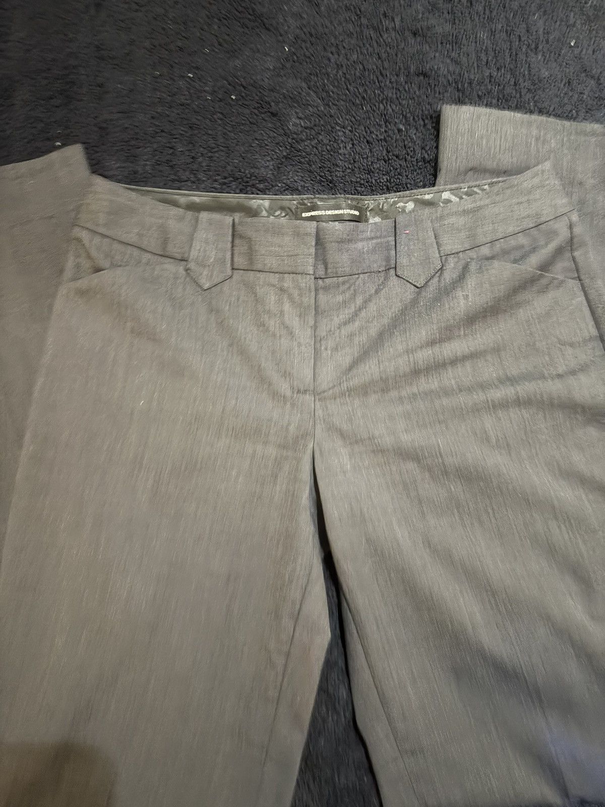 Express Express dark grey size 0 dress pants Size 25" / US 0 / IT 36 - 1 Thumbnail
