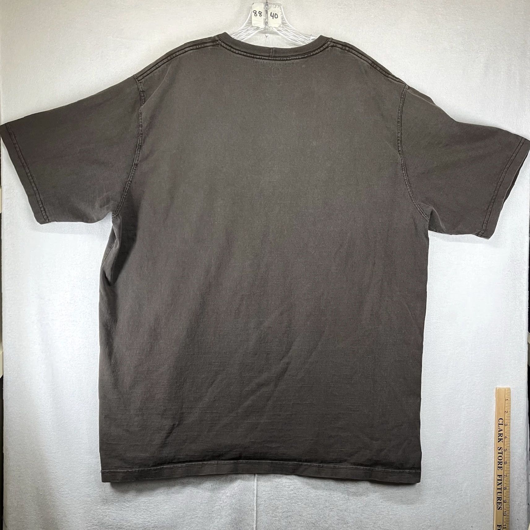Carhartt Carhartt K87 Crewneck T-Shirt 2XLT Tall Heavyweight Pocket Brown Mens Classic Grunge Size US XXL / EU 58 / 5 - 2 Thumbnail