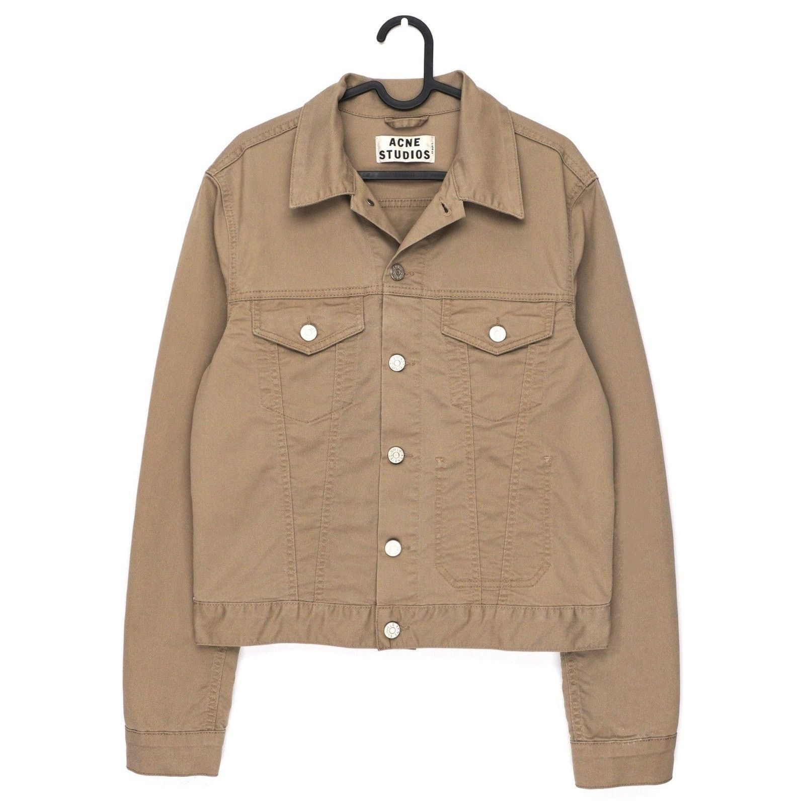 Acne Studios Acne Studios Jam Ups Beige SS13 Denim Jacket Size US M / EU 48-50 / 2 - 1 Thumbnail