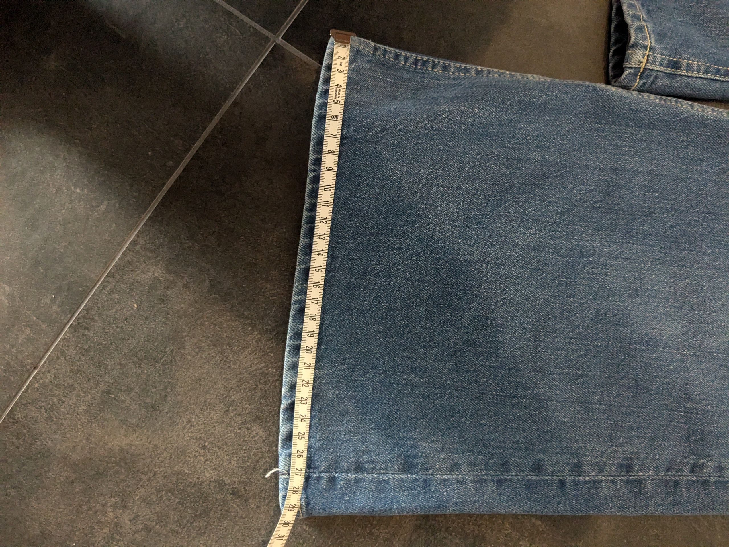 Tommy Hilfiger × Tommy Jeans Tommy Jeans 31/32 Wide Flared Blue Jeans Baggy Denim Size 31" - 11 Thumbnail
