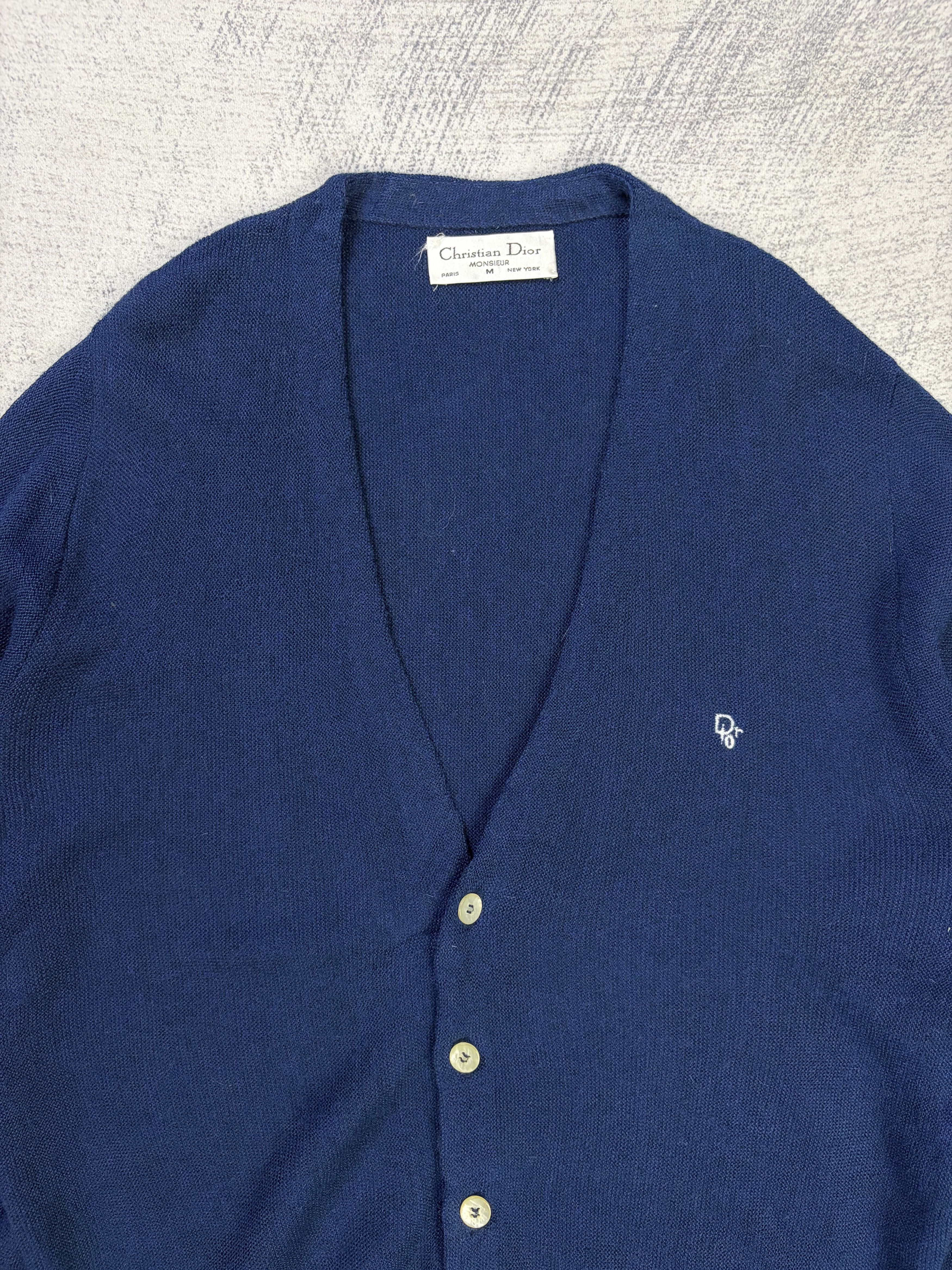 Christian Dior Monsieur Vintage Christian Dior Knitted Cardigan Made in USA Size US M / EU 48-50 / 2 - 3 Thumbnail