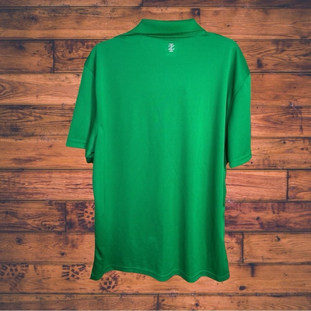 Izod Izod Golf Green Half Button Polo Shirt Large Size US L / EU 52-54 / 3 - 2 Thumbnail