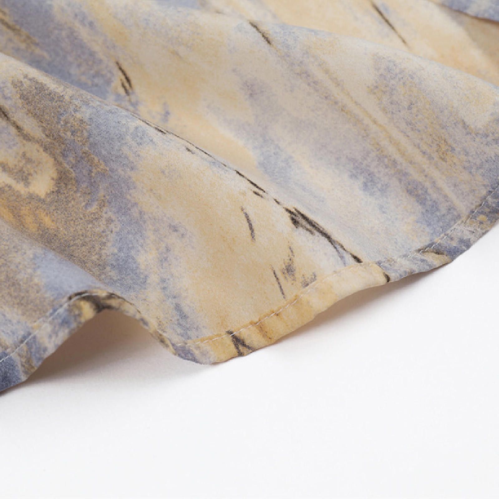 Vintage Painted Short Sleeve Marbled Print Shirt Size US M / EU 48-50 / 2 - 9 Thumbnail