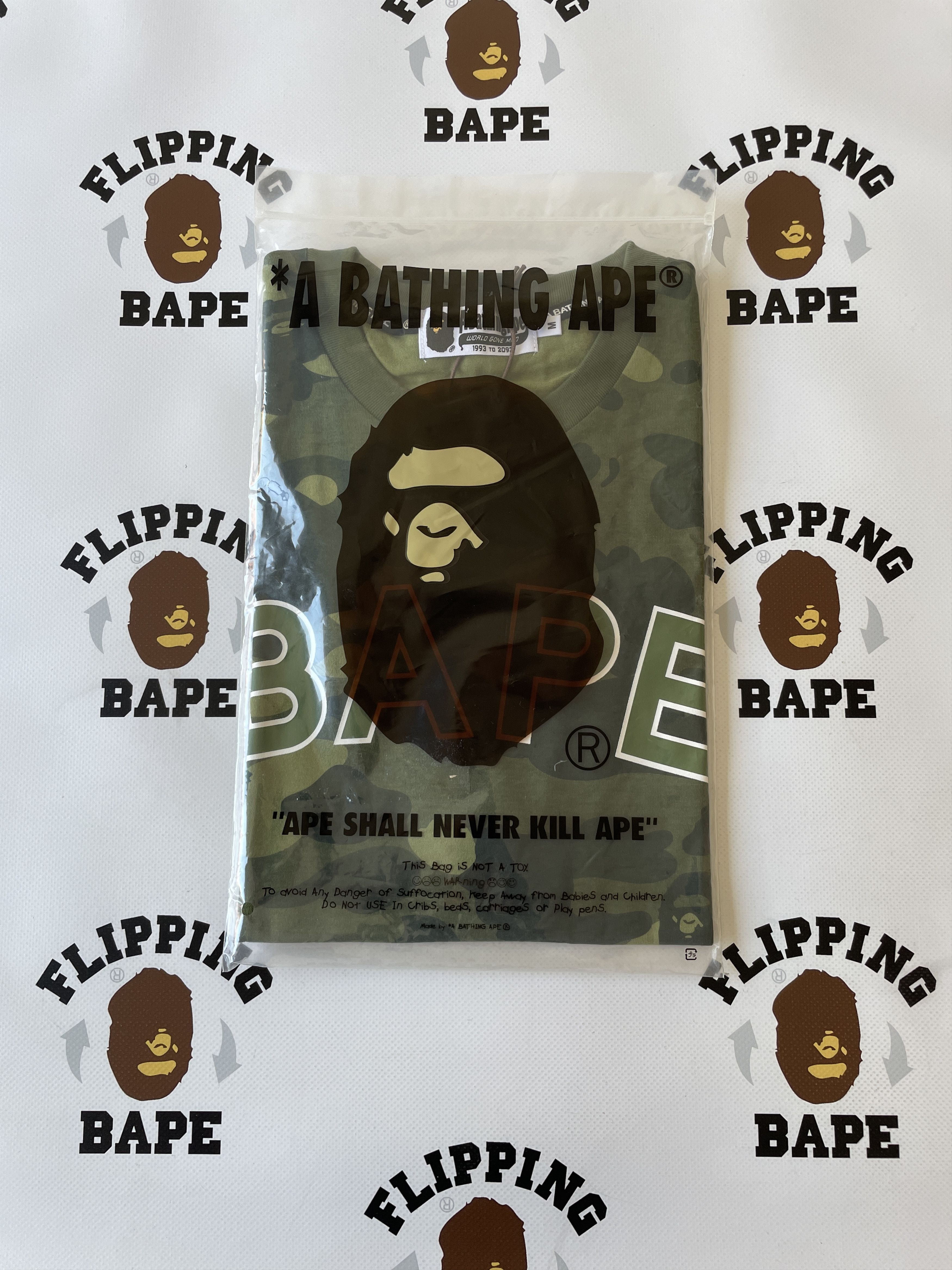 Bape BAPE COLOR CAMO BAPE TEE Size US XL / EU 56 / 4 - 8 Thumbnail