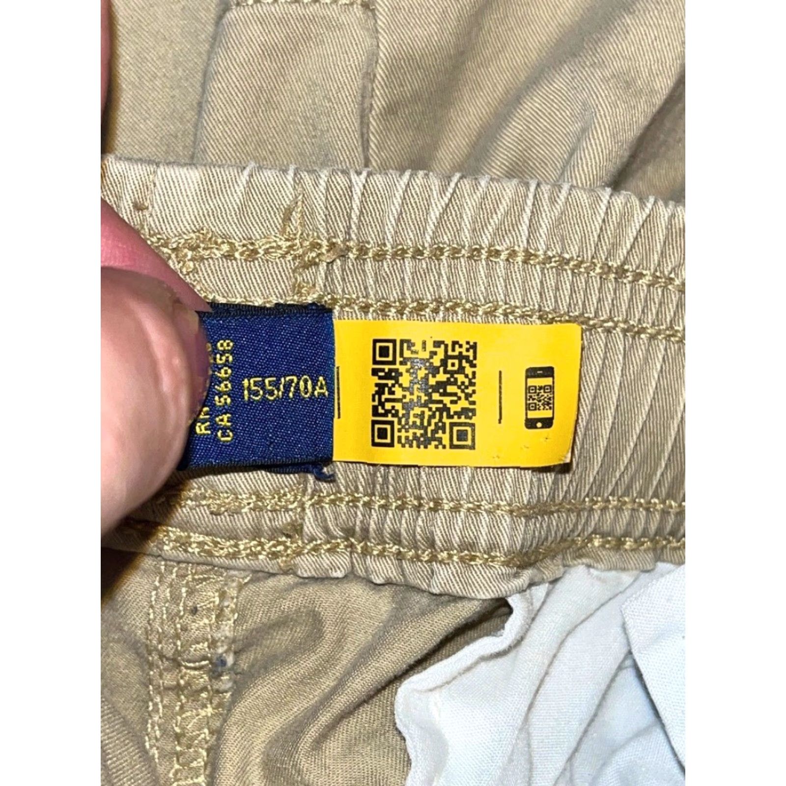 Polo Ralph Lauren Polo Ralph Lauren Chino Jogger Cargo Pants XS Beige Khaki Stretch Military EUC Size US XS / EU 42 / 0 - 7 Thumbnail