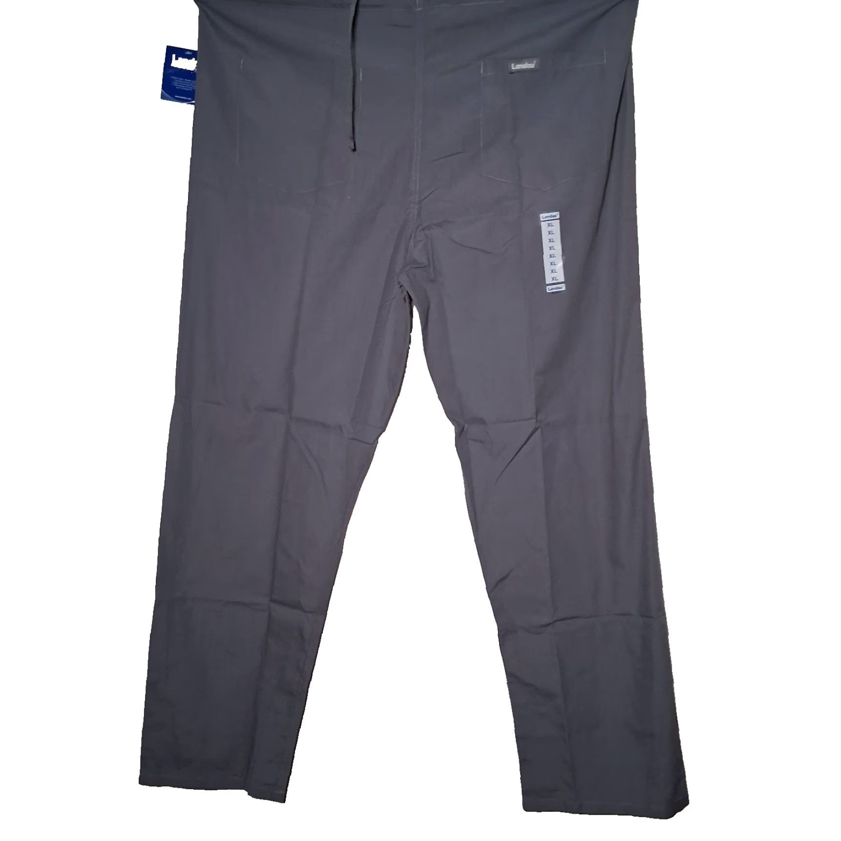 Vintage Landau Scrub Pants Women XL Gray Drawstring Workwear M113832 7602 STP Medical Solid Polyester Cotton Blend Unisex Size US 36 / EU 52 - 2 Thumbnail