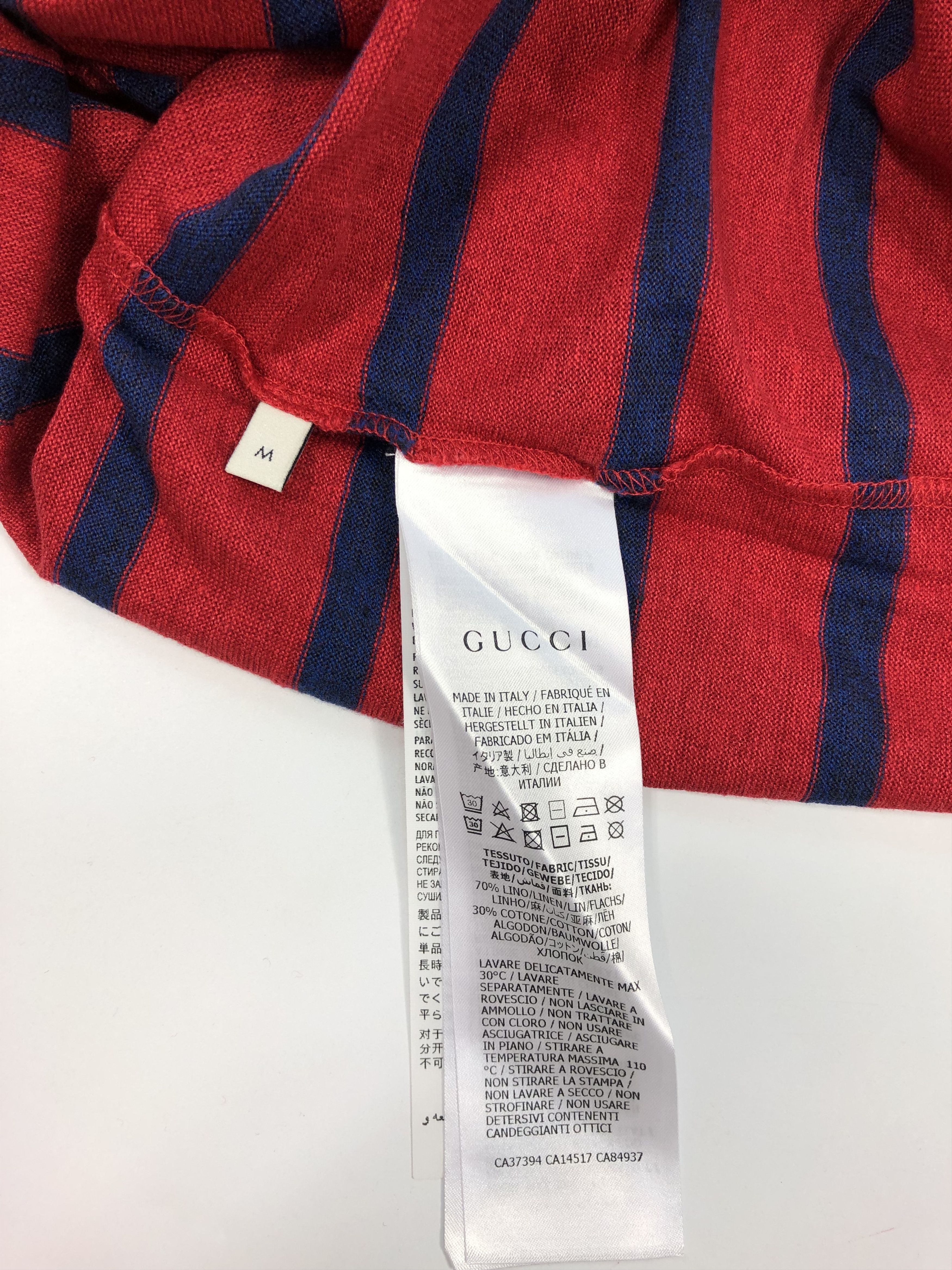 Gucci Classic Gucci Striped T-shirt Size US M / EU 48-50 / 2 - 4 Thumbnail