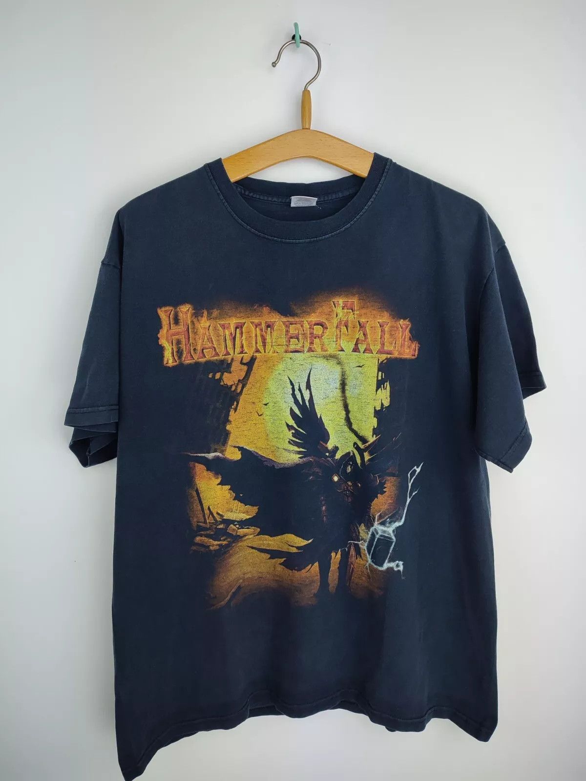 Vintage Metal Band 2000s Hammerfall vintage shirt Size XL Size US XL / EU 56 / 4 - 1 Thumbnail
