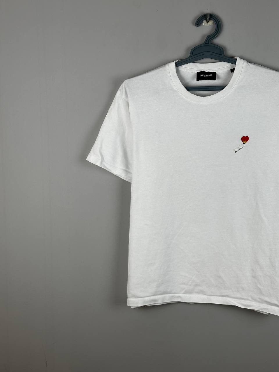 The Kooples The Kooples Streetwear Embroidered White T Shirt Size US L / EU 52-54 / 3 - 3 Thumbnail