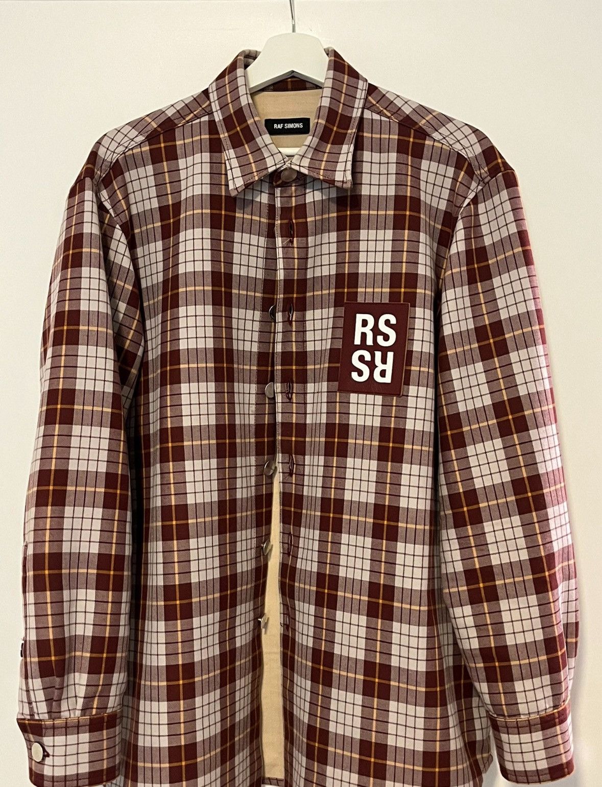 Raf Simons Raf Simons 18ss plaid label shirt 2412-Nextarrow Size US M / EU 48-50 / 2 - 1 Thumbnail