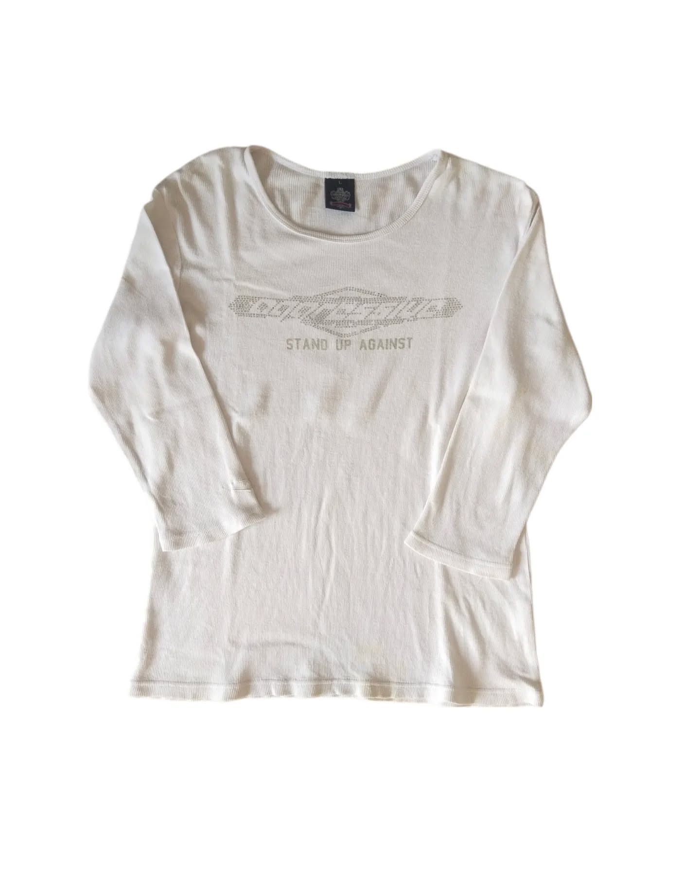 If Six Was Nine Body Maker Letter Graphic White Pattern Longsleeve Size US L / EU 52-54 / 3 - 3 Thumbnail
