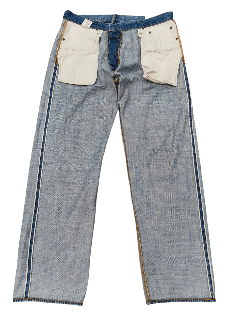 Evisu Evisu Paris France Lightwash Selvedge Denim Size US 37 - 3 Thumbnail
