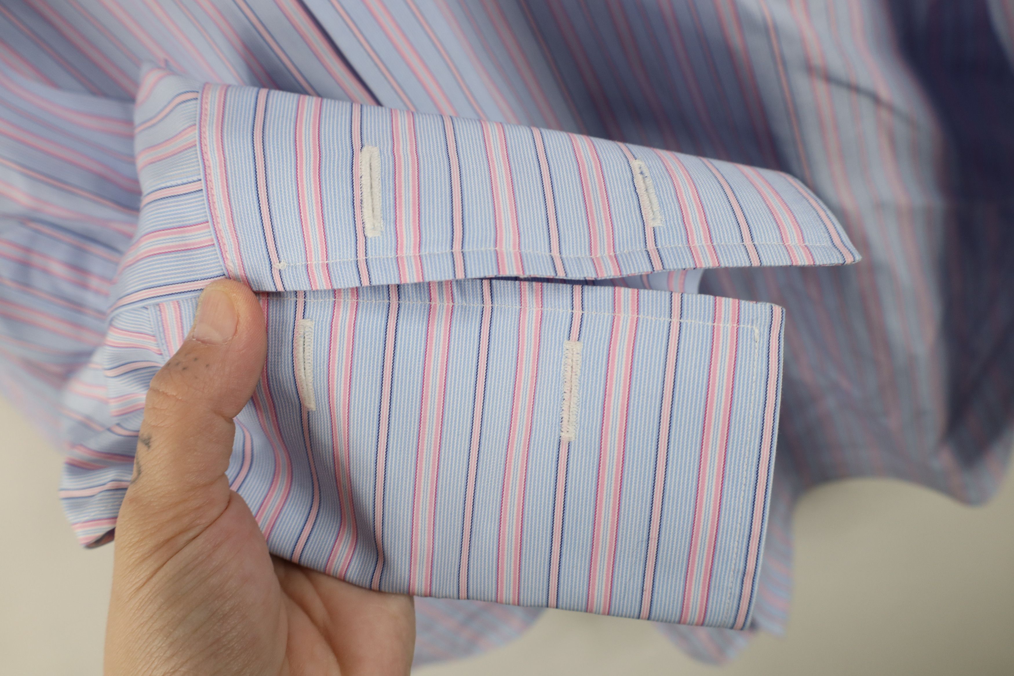 Brooks Brothers Vintage Brooks Brothers Cuff Striped Button Shirt Cotton Size US M / EU 48-50 / 2 - 5 Thumbnail