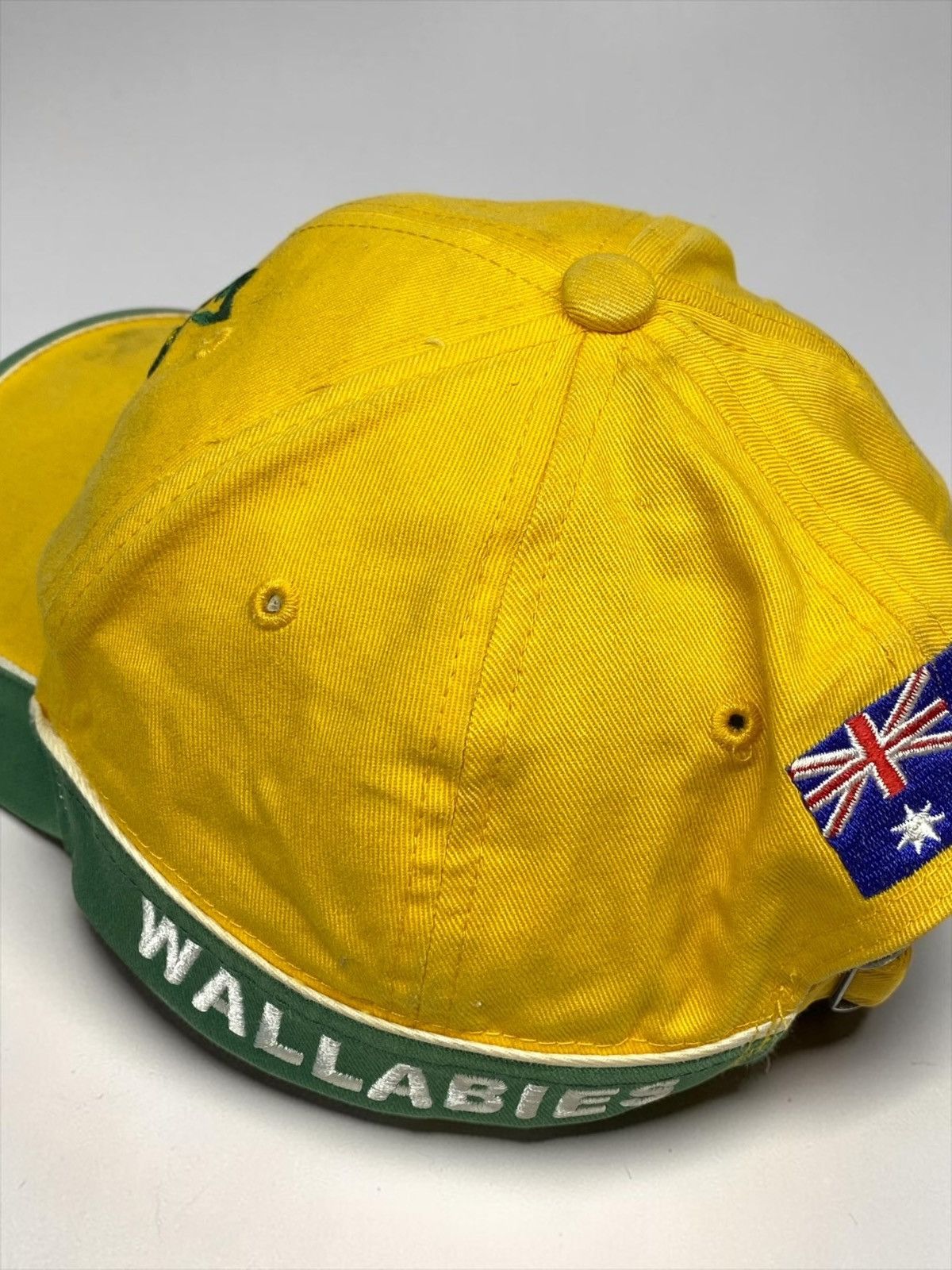 Vintage Australia Rugby Wallabies Baseball Strap Back Cap Hat Size ONE SIZE - 4 Thumbnail