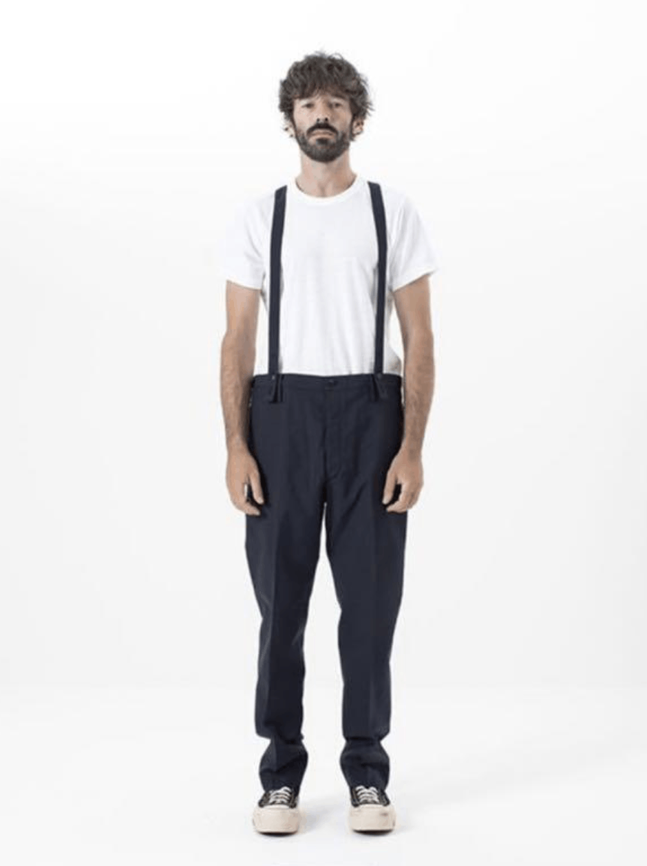 Visvim aa . 2 . as new . TRAVAILLER WOOL LINEN BRACES PANTS(W / L) Size US 34 / EU 50 - 1 Thumbnail