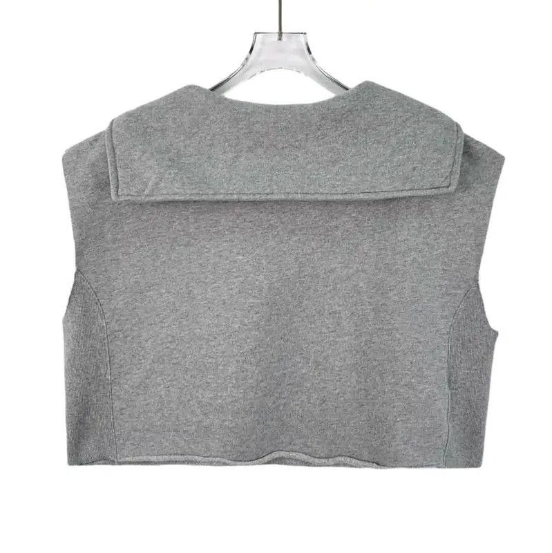 Miu Miu Miu Miu Gray Cotton Women's Crop Hoodie . Size XS / US 0-2 / IT 36-38 - 2 Thumbnail