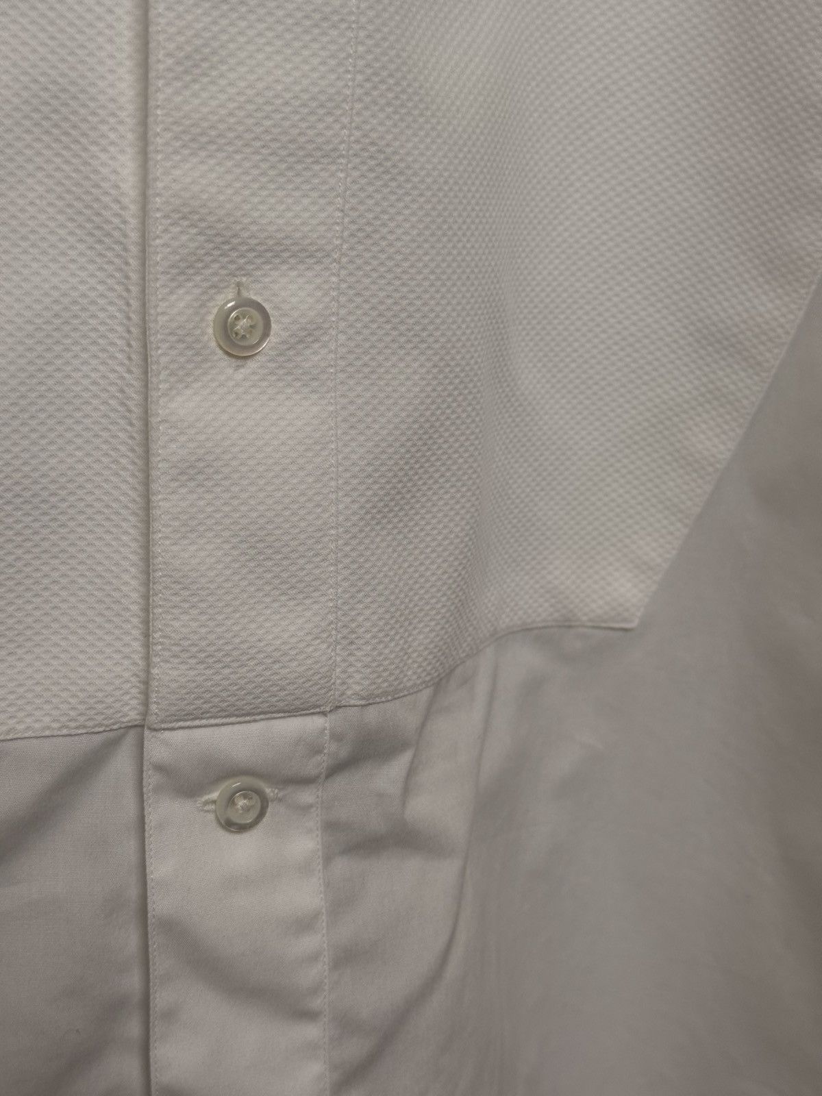 Ermenegildo Zegna Ermenegildo Zegna Formal Piquet Evening Shirt Size US M / EU 48-50 / 2 - 6 Thumbnail