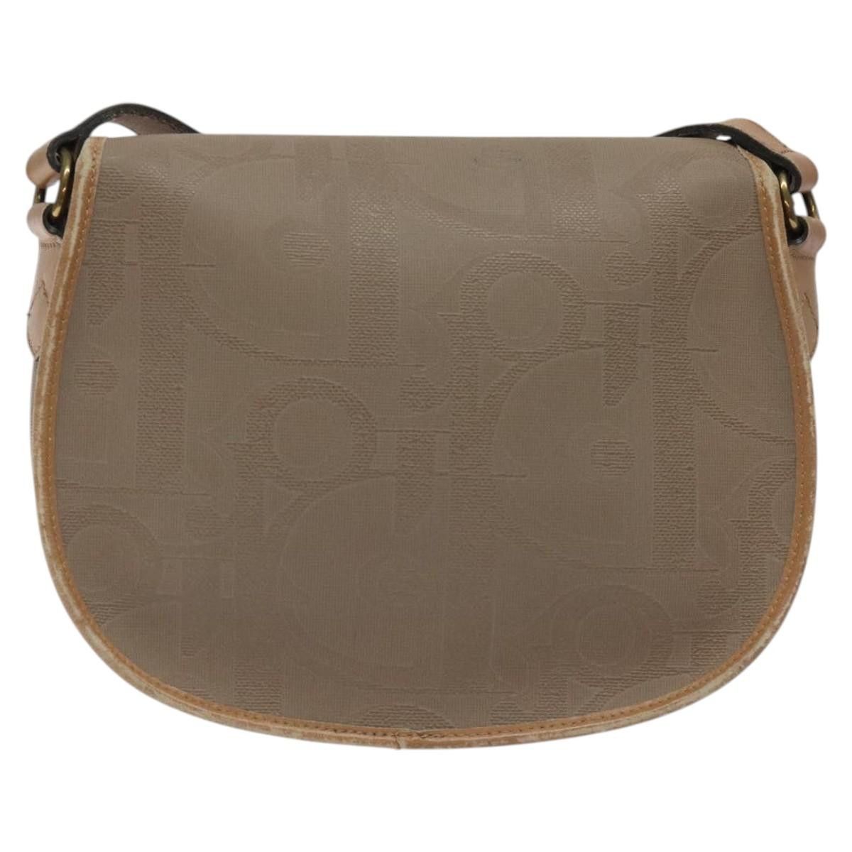 Dior DIOR Trotter Canvas Shoulder Bag Beige Size ONE SIZE - 2 Thumbnail