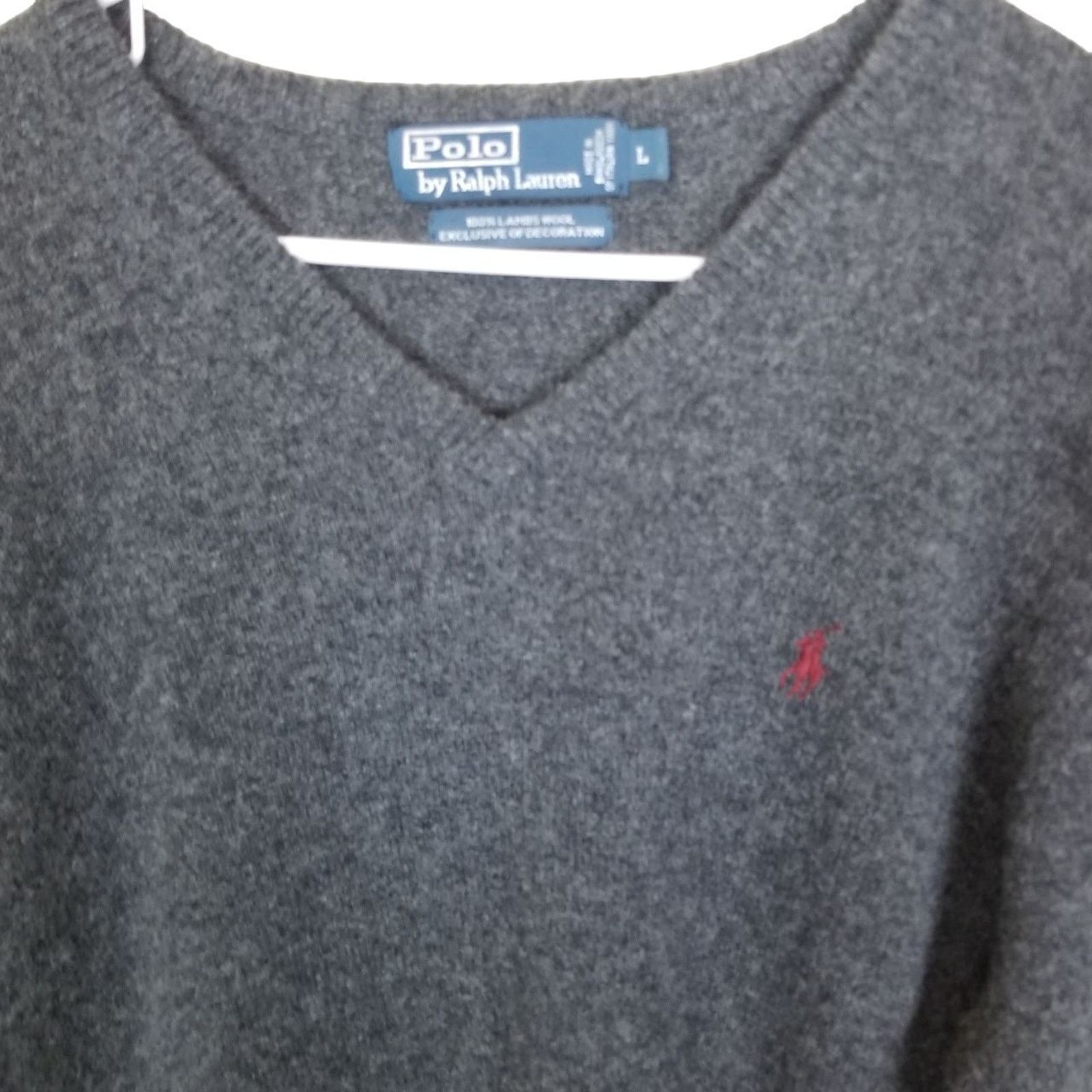 Polo Ralph Lauren Vintage Polo Ralph Lauren Men Lambswool Sweater L Minimalist Size US L / EU 52-54 / 3 - 2 Thumbnail