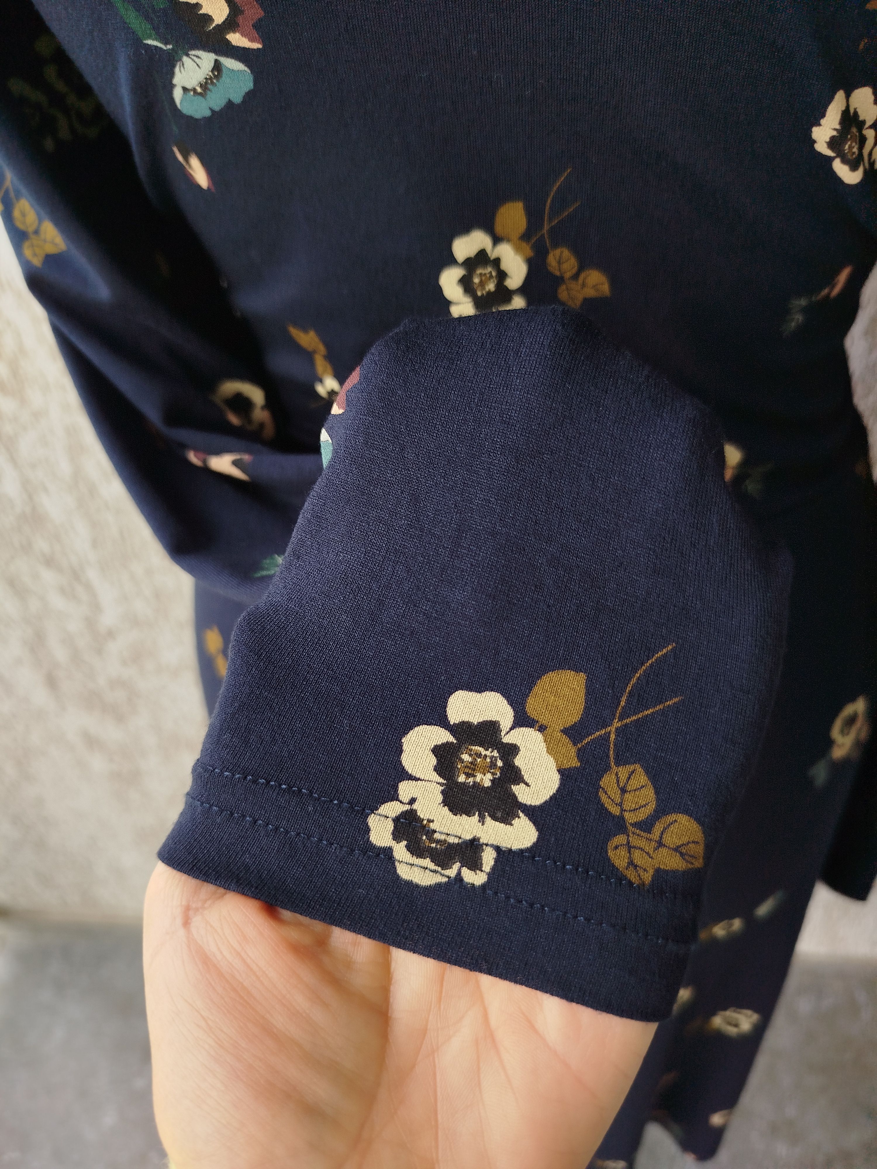 Hysteric Glamour VIVE MARIA Dress Midi Floral Wrap Romantic Navy Size M Size M / US 6-8 / IT 42-44 - 8 Thumbnail