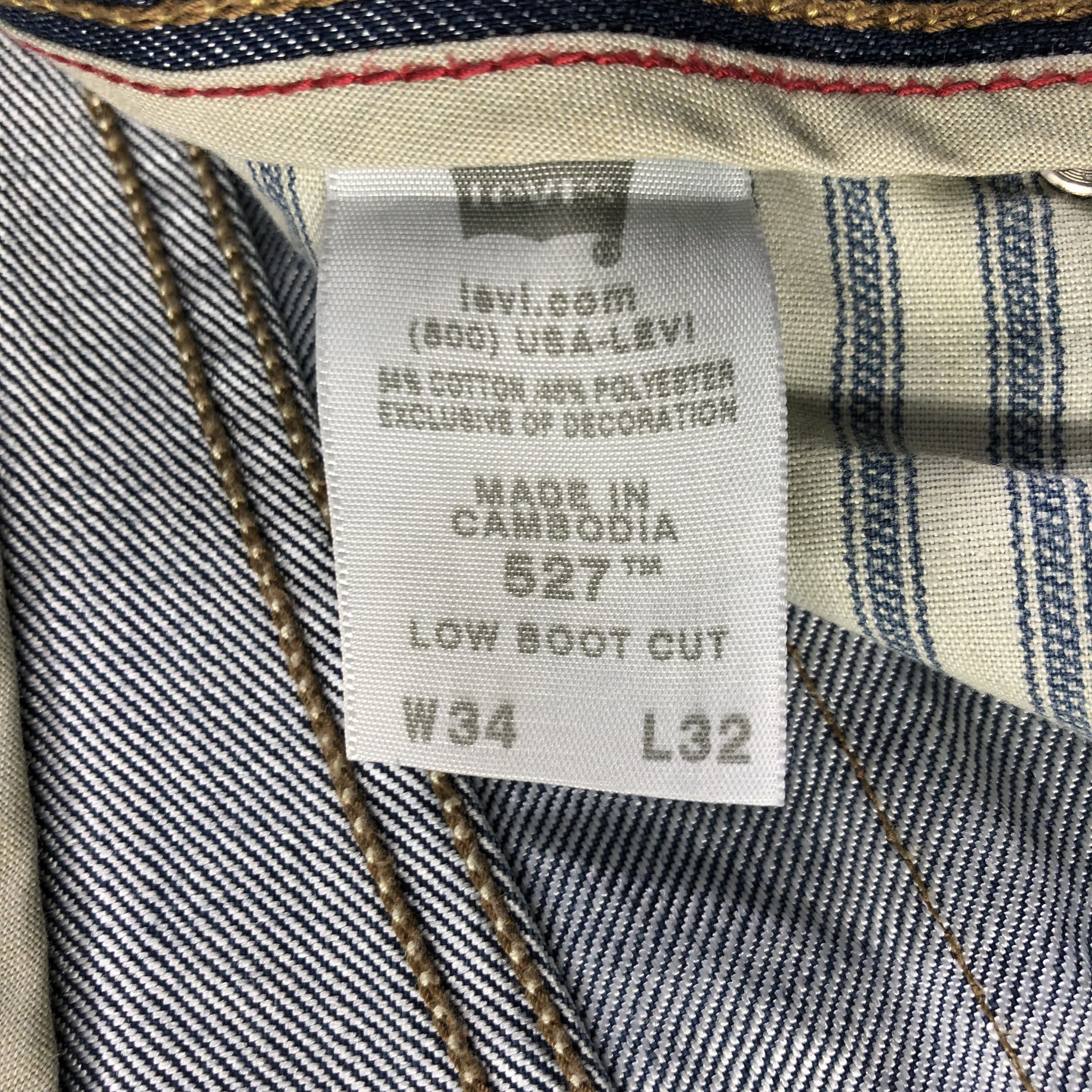 Levi's Vintage Blue Wash Levis 527 Jeans-J3509 Size US 36 / EU 52 - 10 Thumbnail