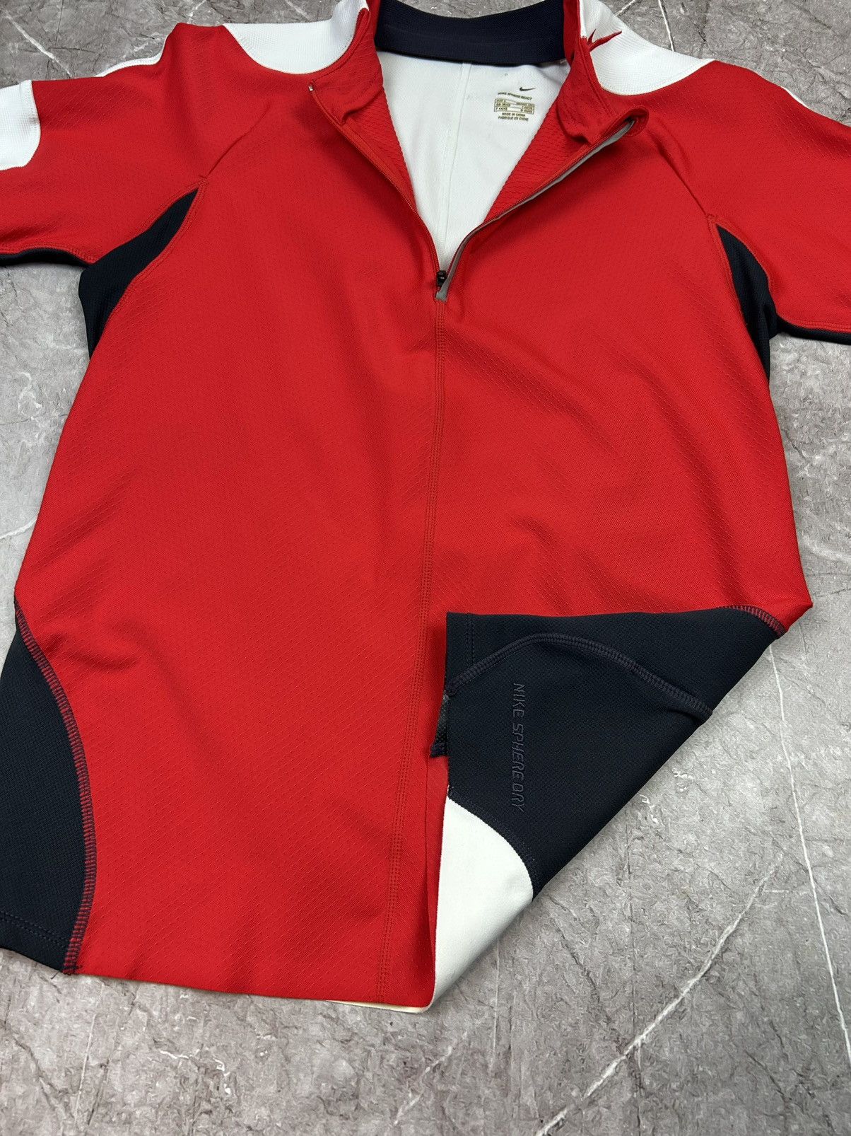 Nike 2000s Nike Sphere by Tony Spackman Quarter zip T Shirt Tee Size US S / EU 44-46 / 1 - 7 Thumbnail