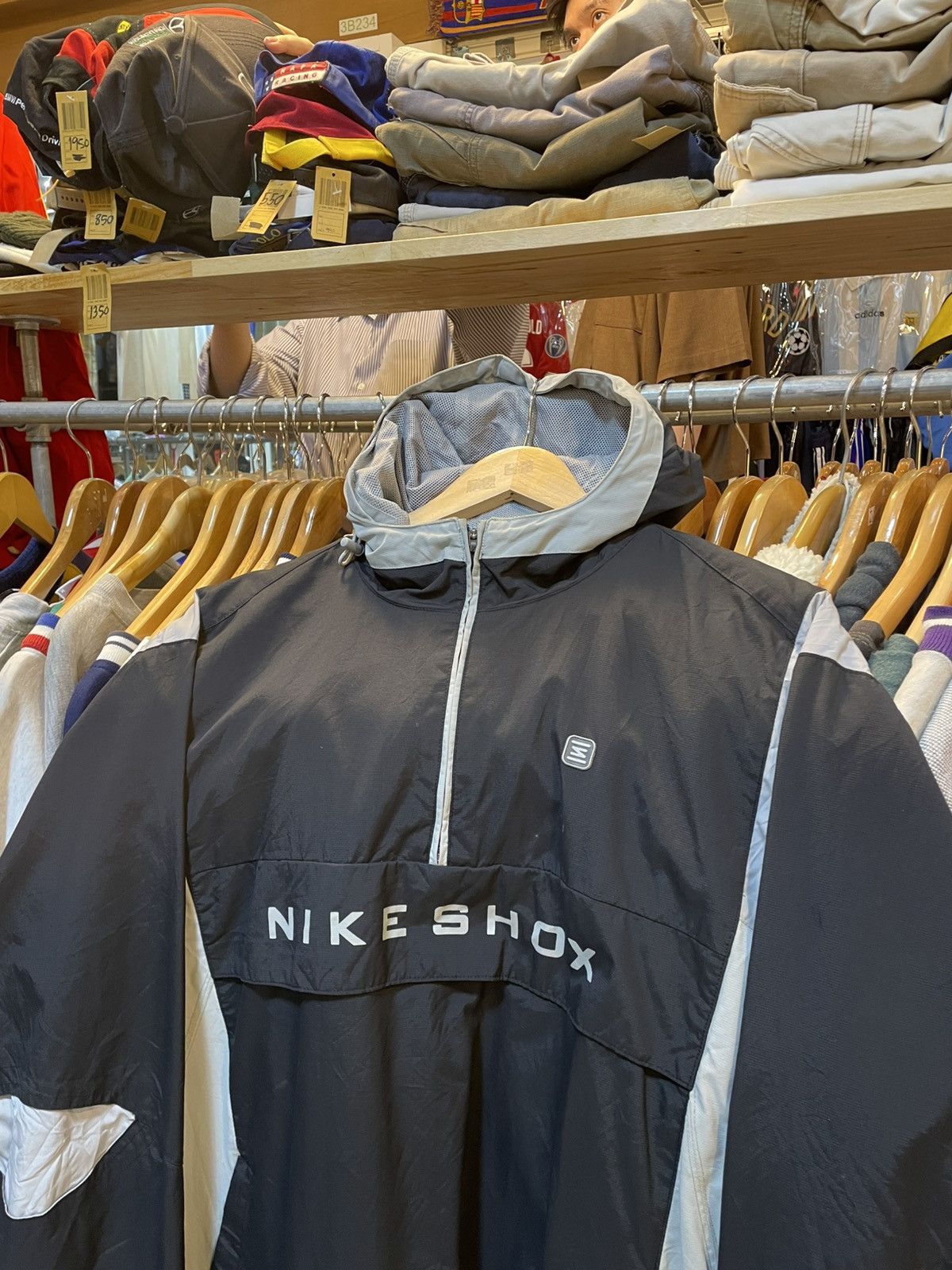 Nike Y2K Nike Shox Half Zip Windbreaker Jacket Size US L / EU 52-54 / 3 - 2 Thumbnail