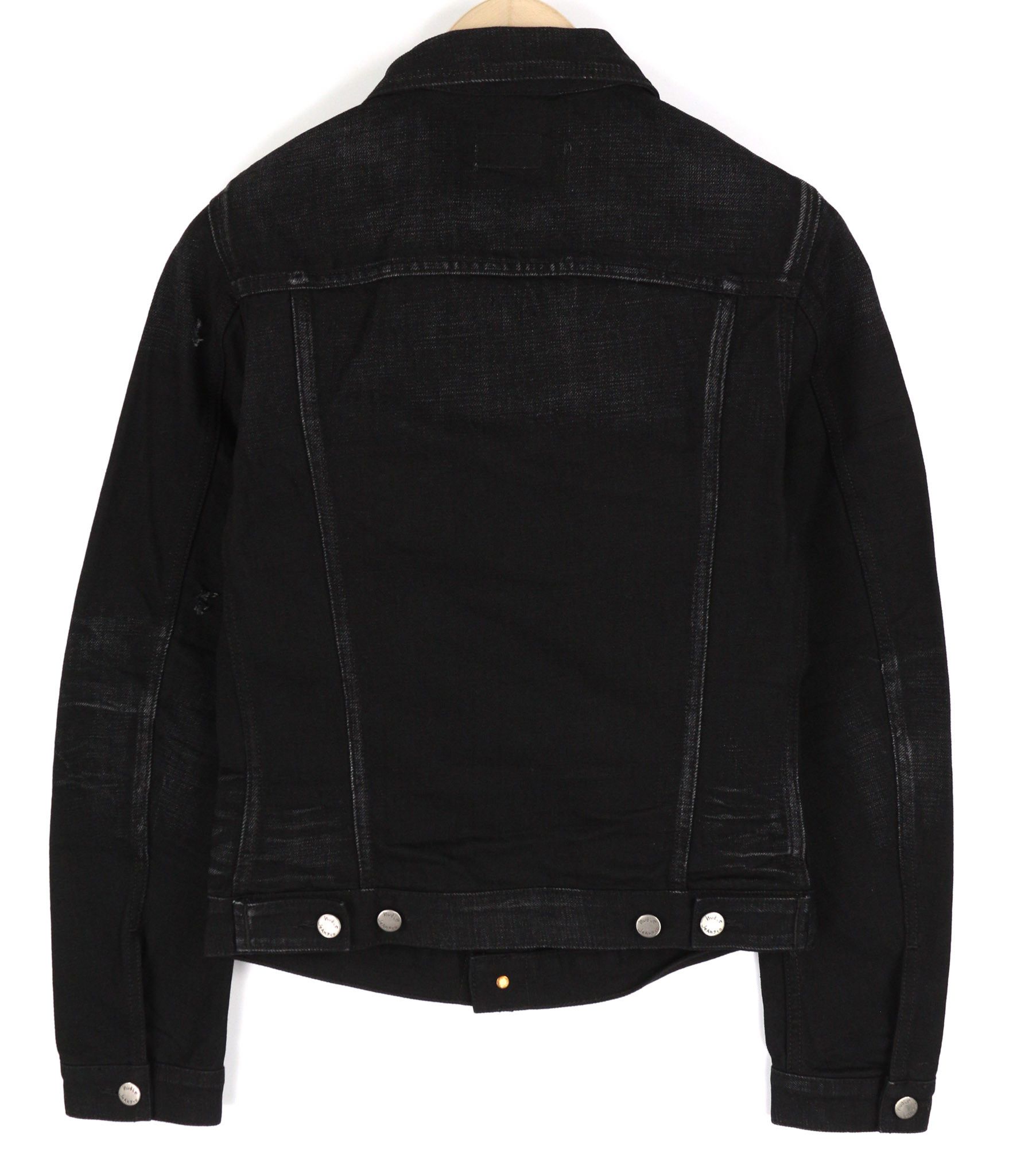 Nudie Jeans BILLY XS Rebel Black B01 Polo Neck Pockets Jacket 81597 Size US XS / EU 42 / 0 - 2 Thumbnail