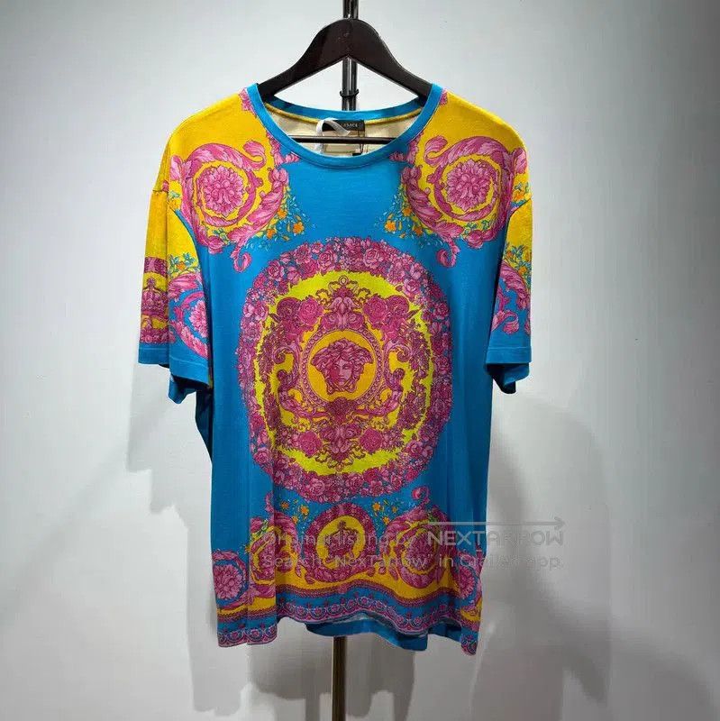 Versace Versace Colorful Cotton Blend Men's T-Shirt . Size US XXL / EU 58 / 5 - 1 Thumbnail