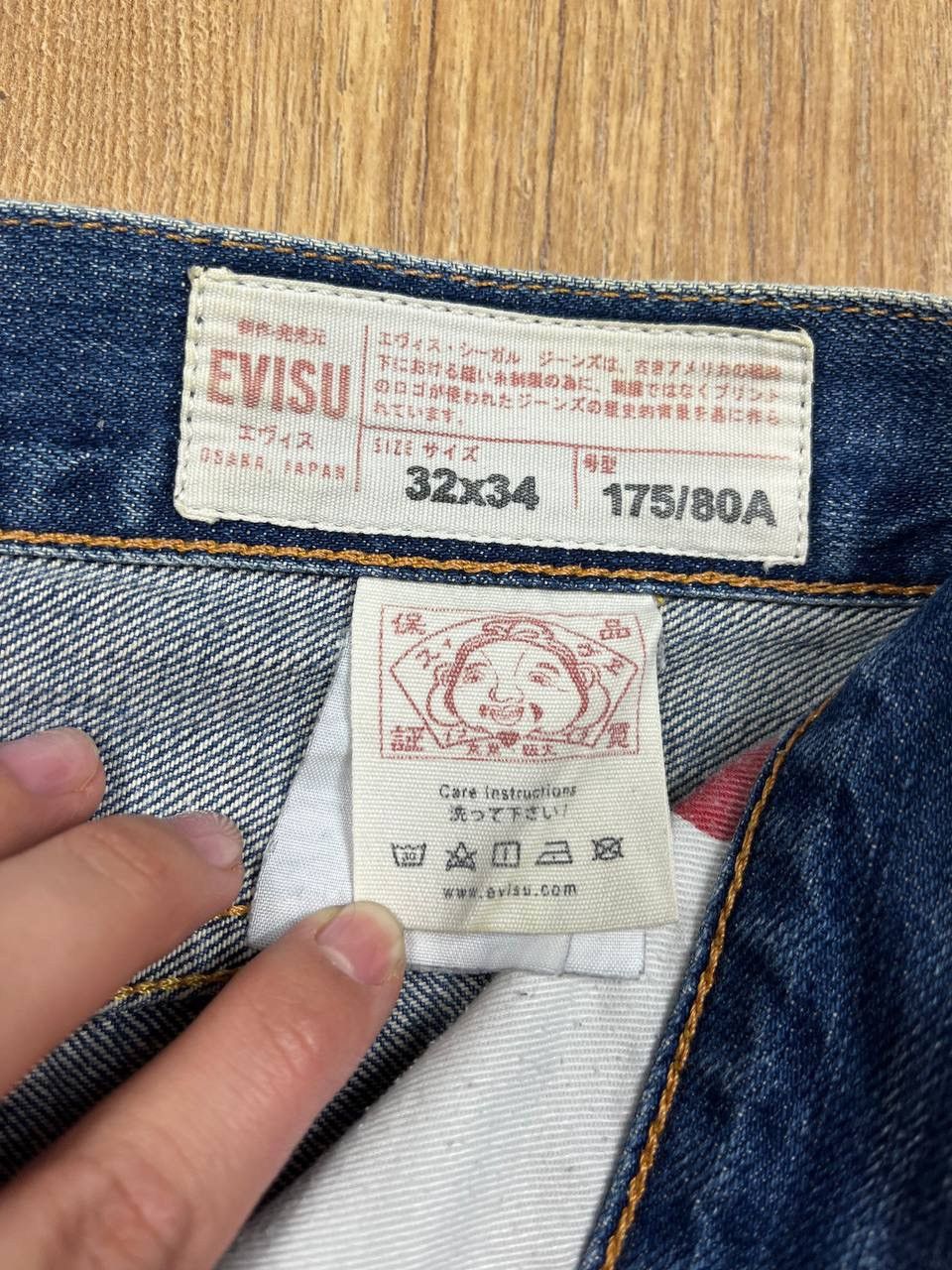Evisu 00’s EVISU JAPAN RARE HANDPAINTED BAGGY JEANS DENIM Y2K Size US 32 / EU 48 - 10 Thumbnail